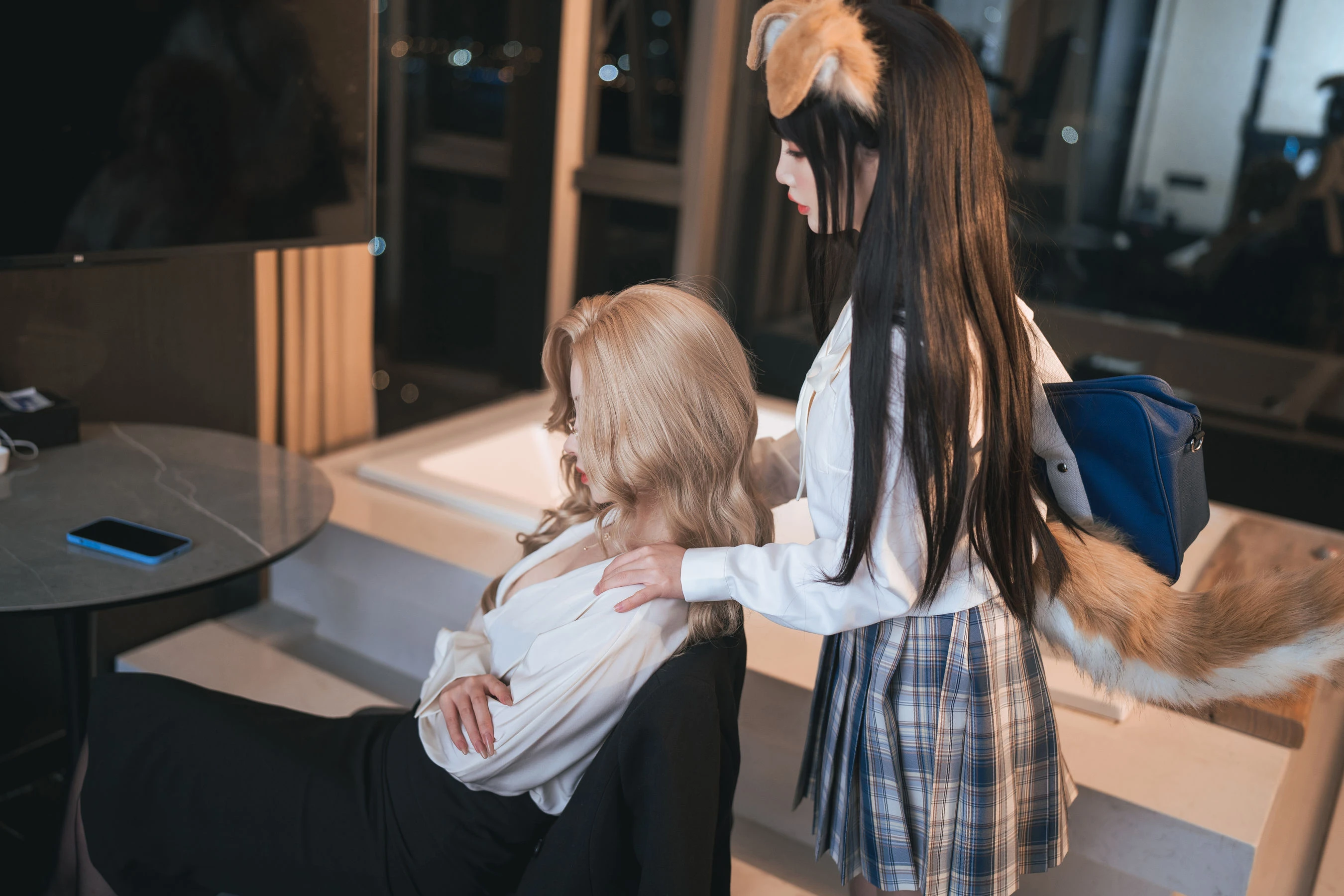 rioko凉凉子&面饼仙儿 – 女上司双人版 [40P]插图1