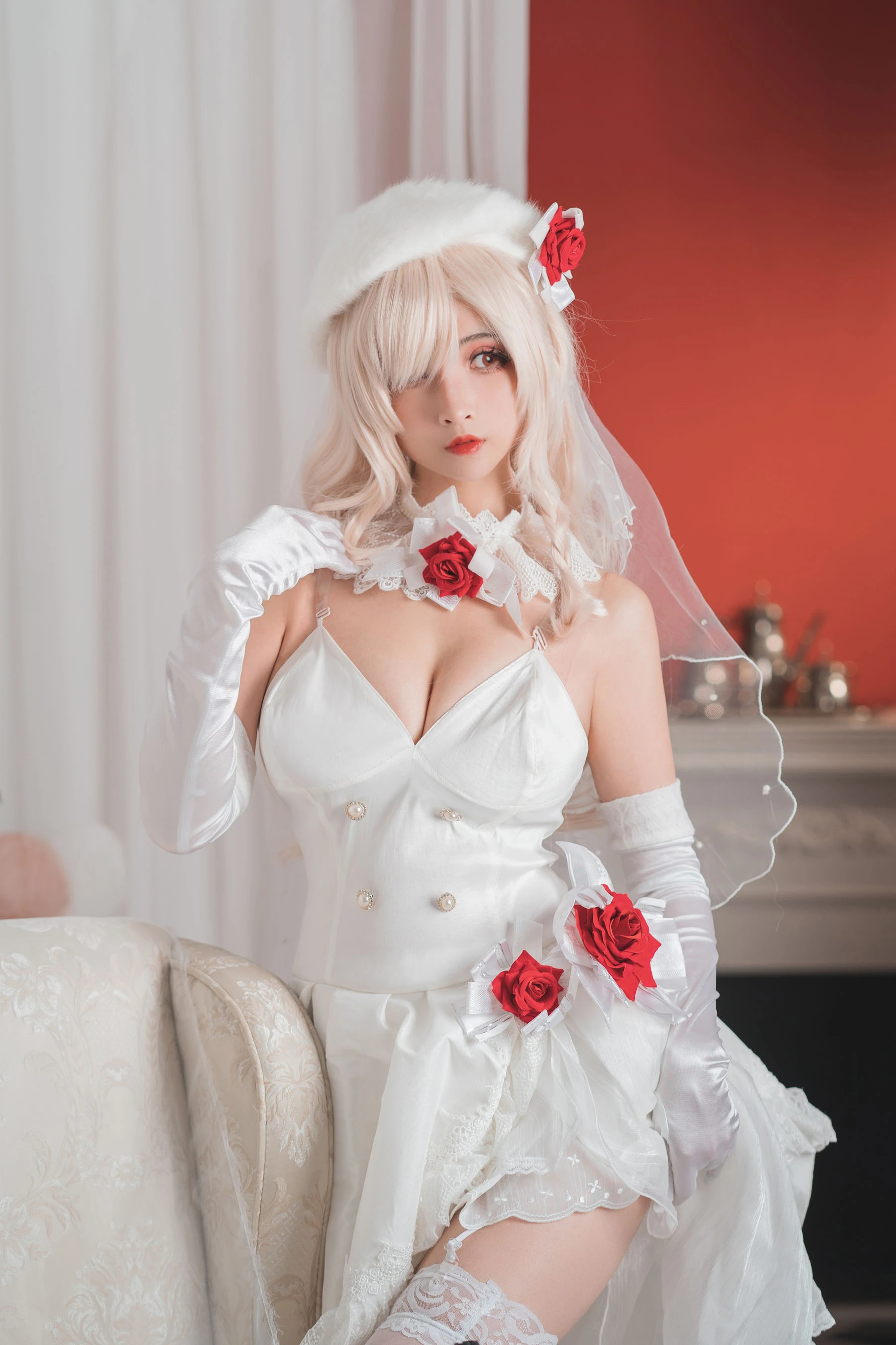 COS福利rioko凉凉子 G36C&花嫁 [25P]|图集秀