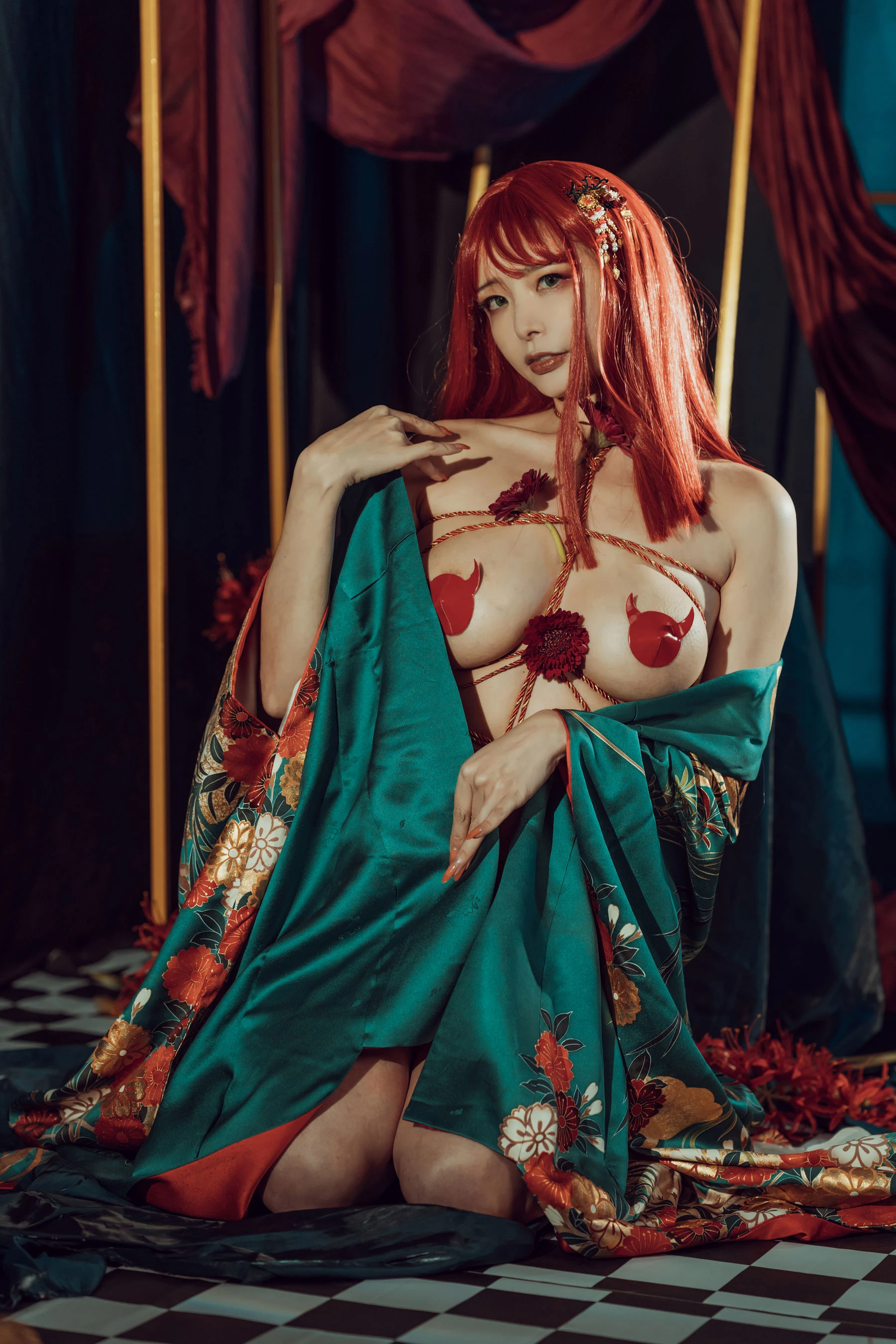 秋和柯基(夏小秋秋秋) – 和服 [36P]插图5