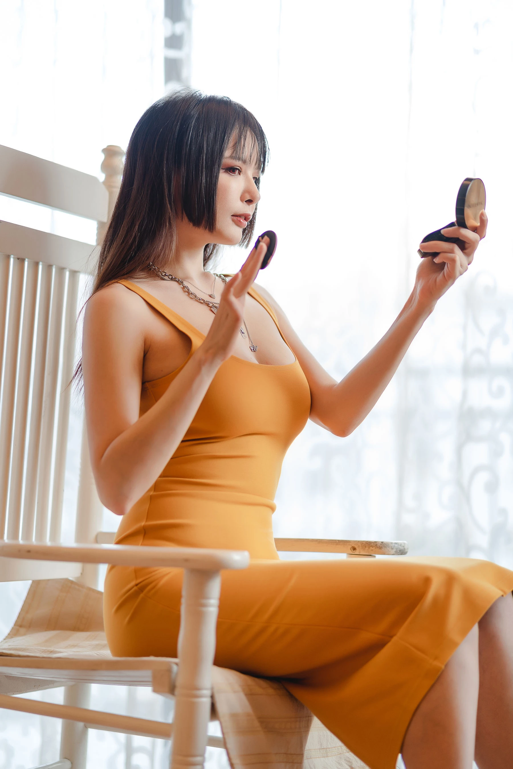 秋和柯基(夏小秋秋秋) – 黄色连衣裙 [44P]插图2