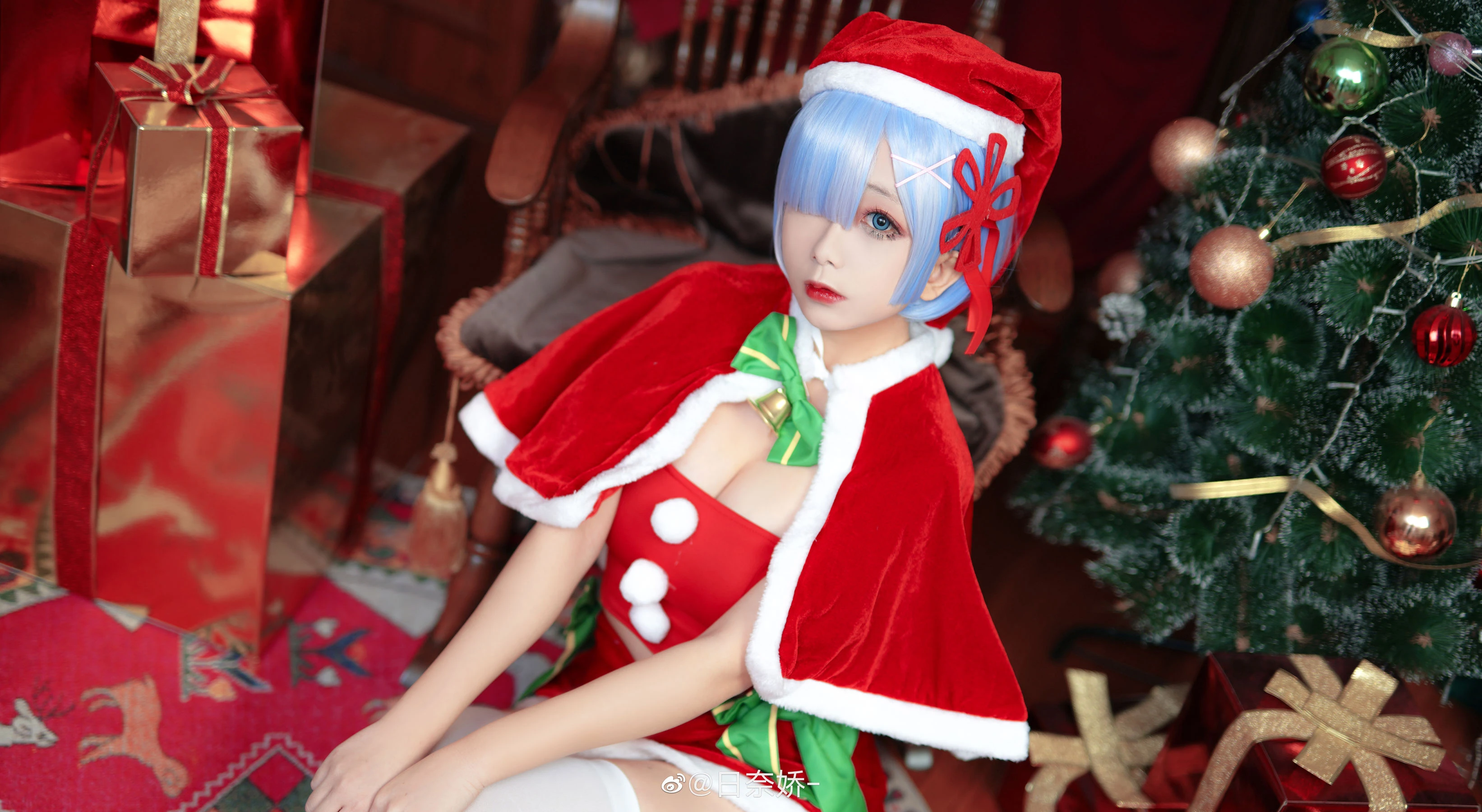 日奈娇 – 蕾姆圣诞 [9P]插图3