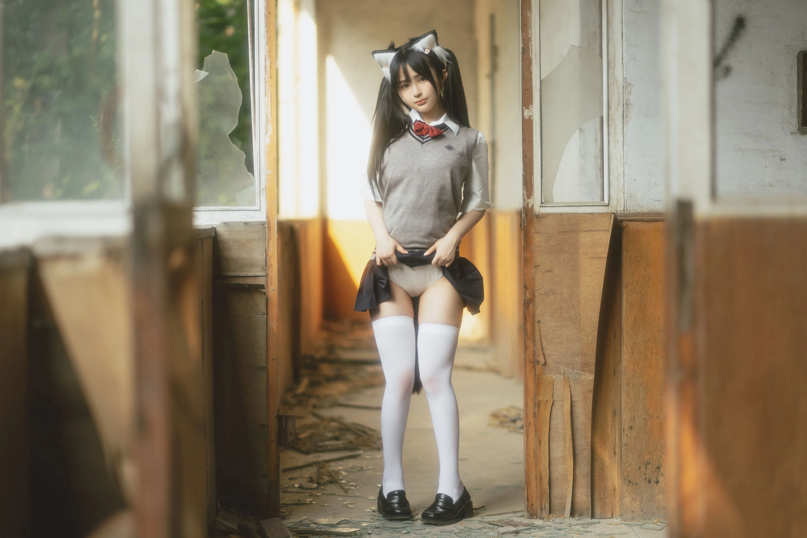 桜井宁宁 – 废墟JK [70P]插图4