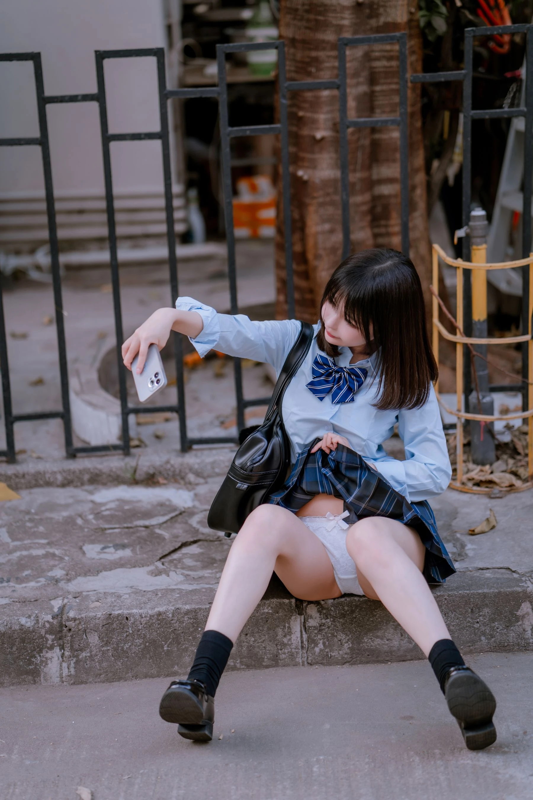 桜井宁宁 – JK之居家 [66P]插图4