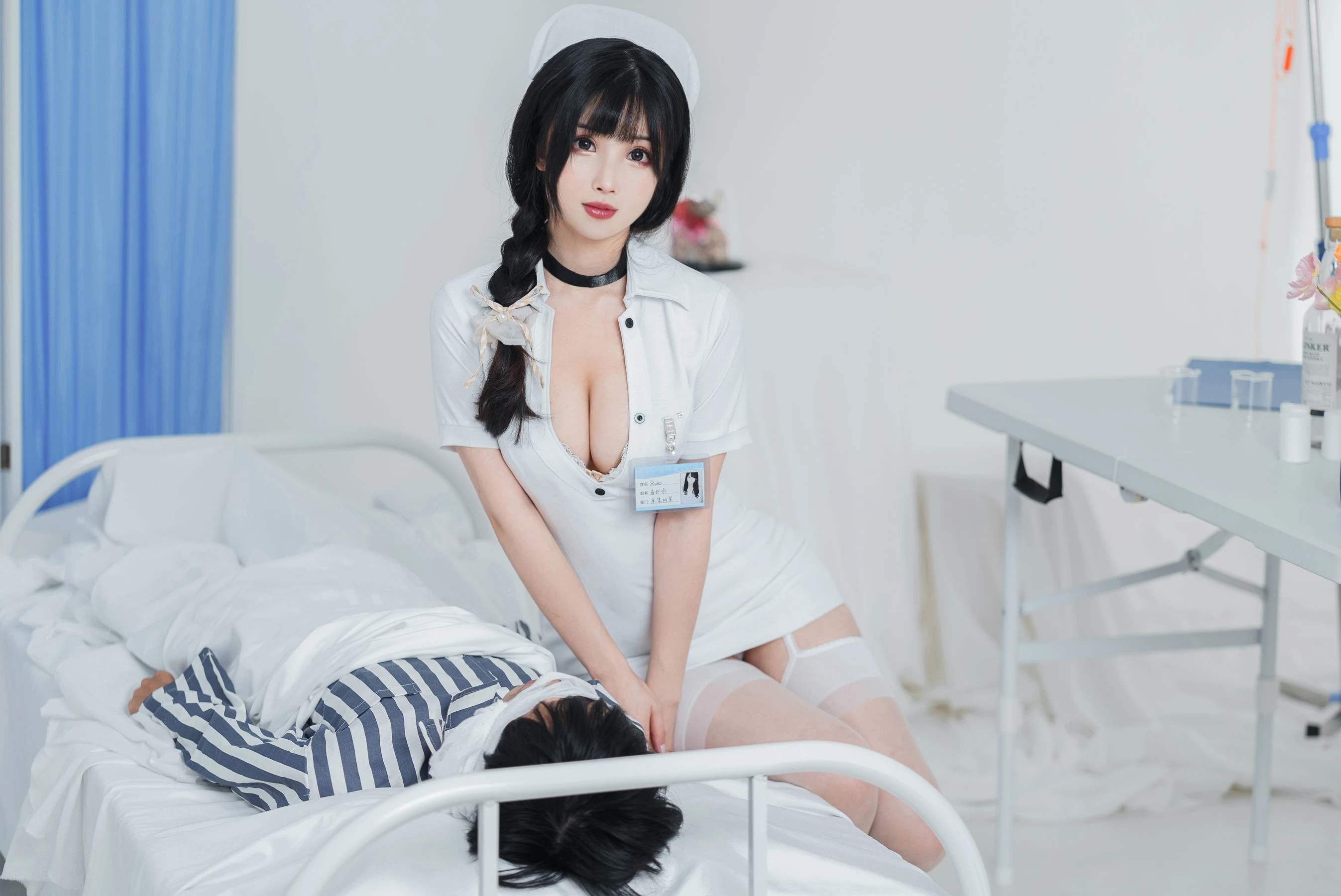 COS福利rioko凉凉子(肉扣热热子) – 采集室实习护士 [48P]插图2