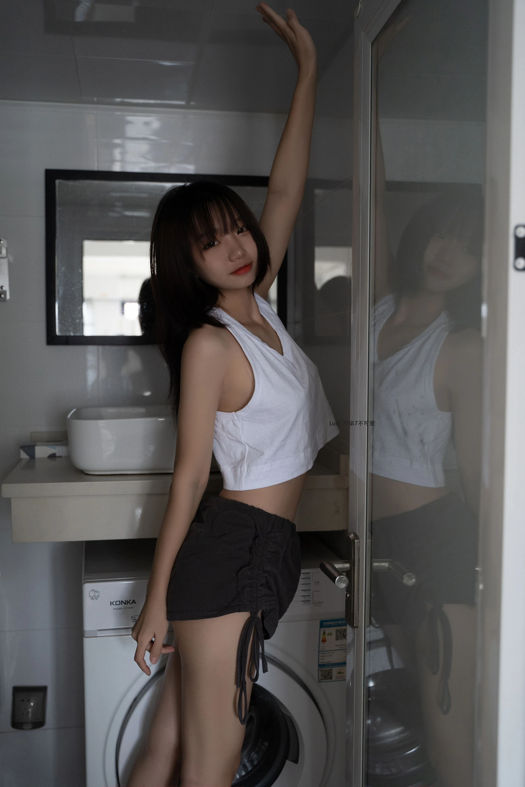 动漫博主柒柒要乖哦 – 初恋背心 [111P]插图3