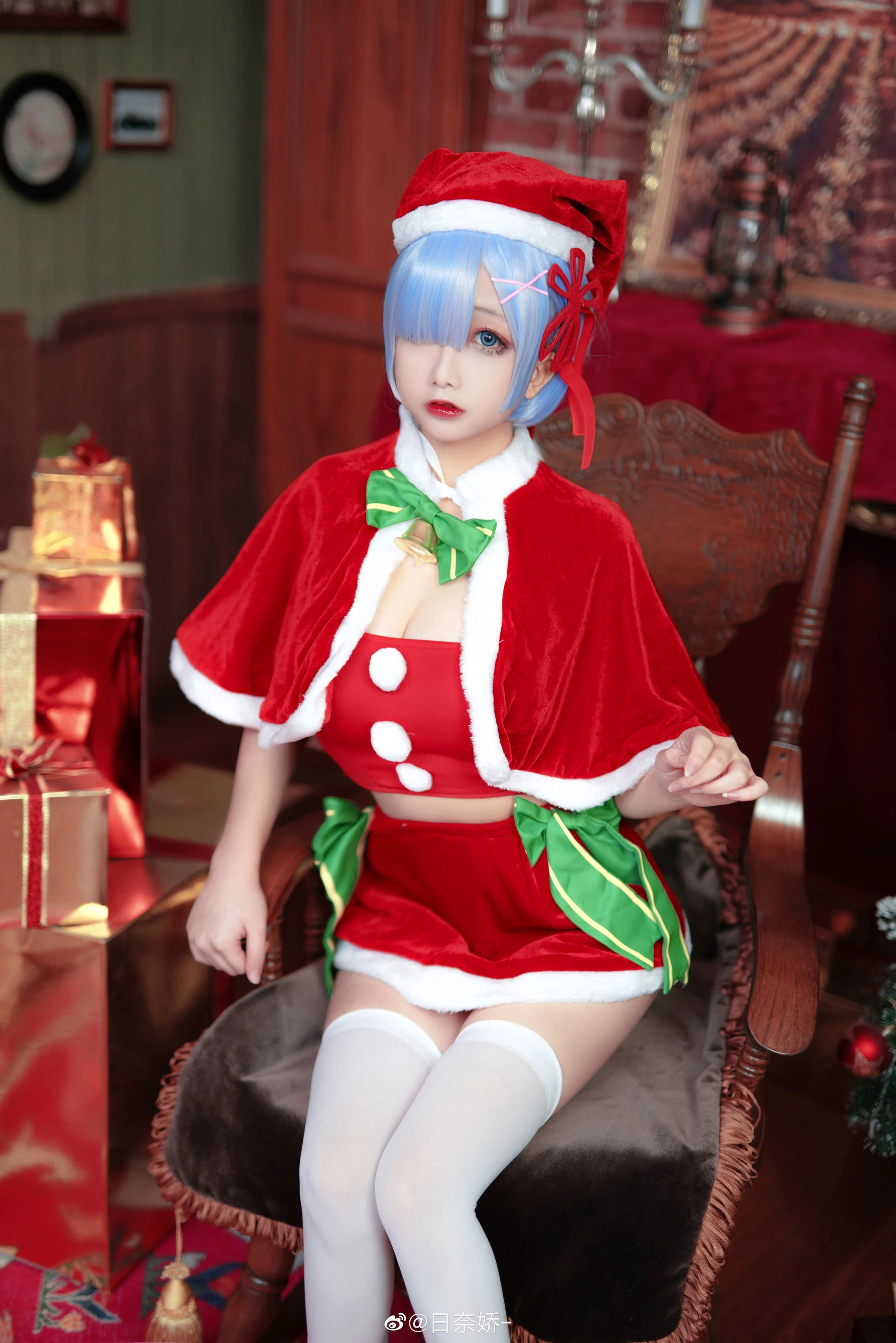 日奈娇 – 蕾姆圣诞 [9P]插图2