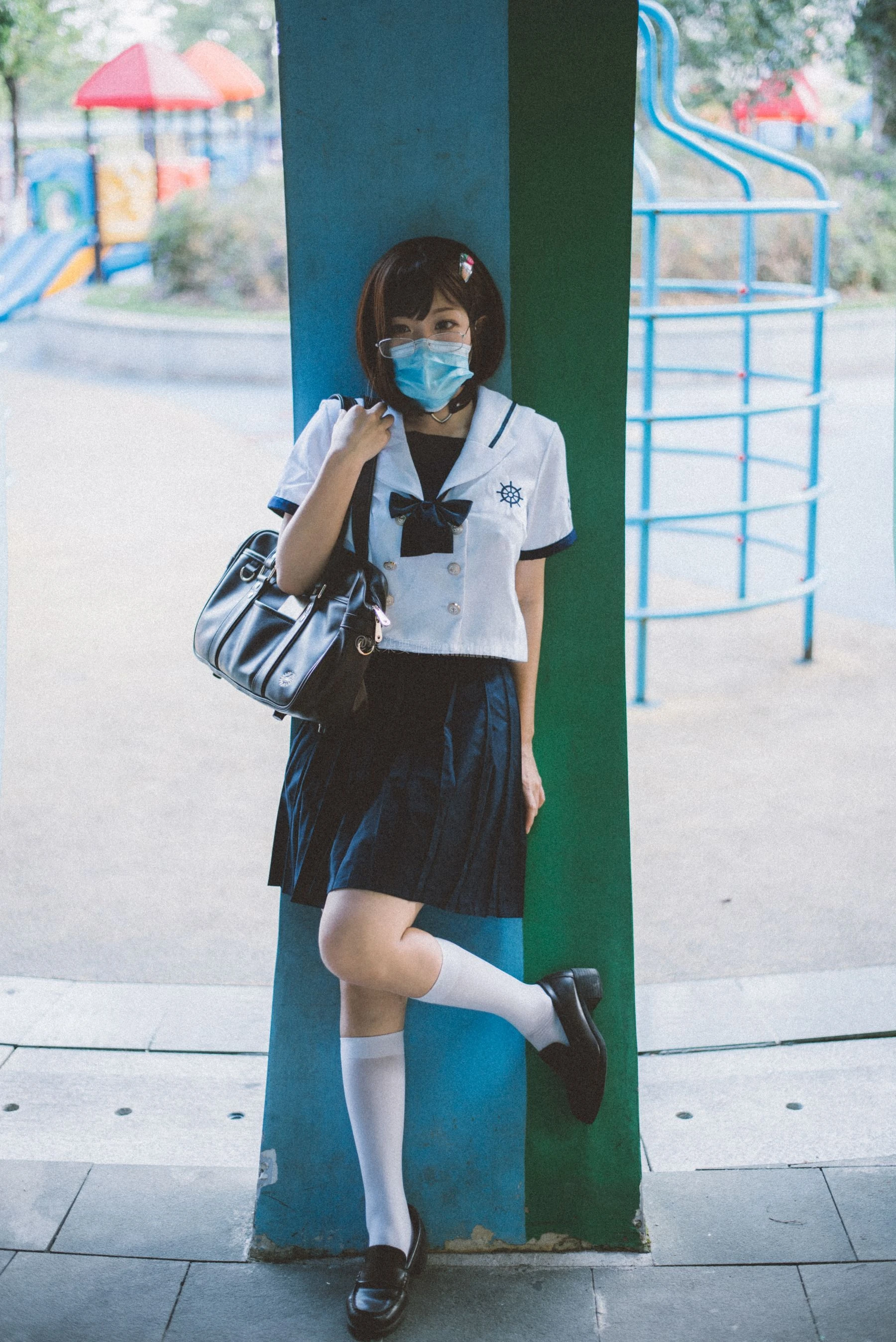 动漫博主柒柒要乖哦 – 乐园JK [37P]插图2