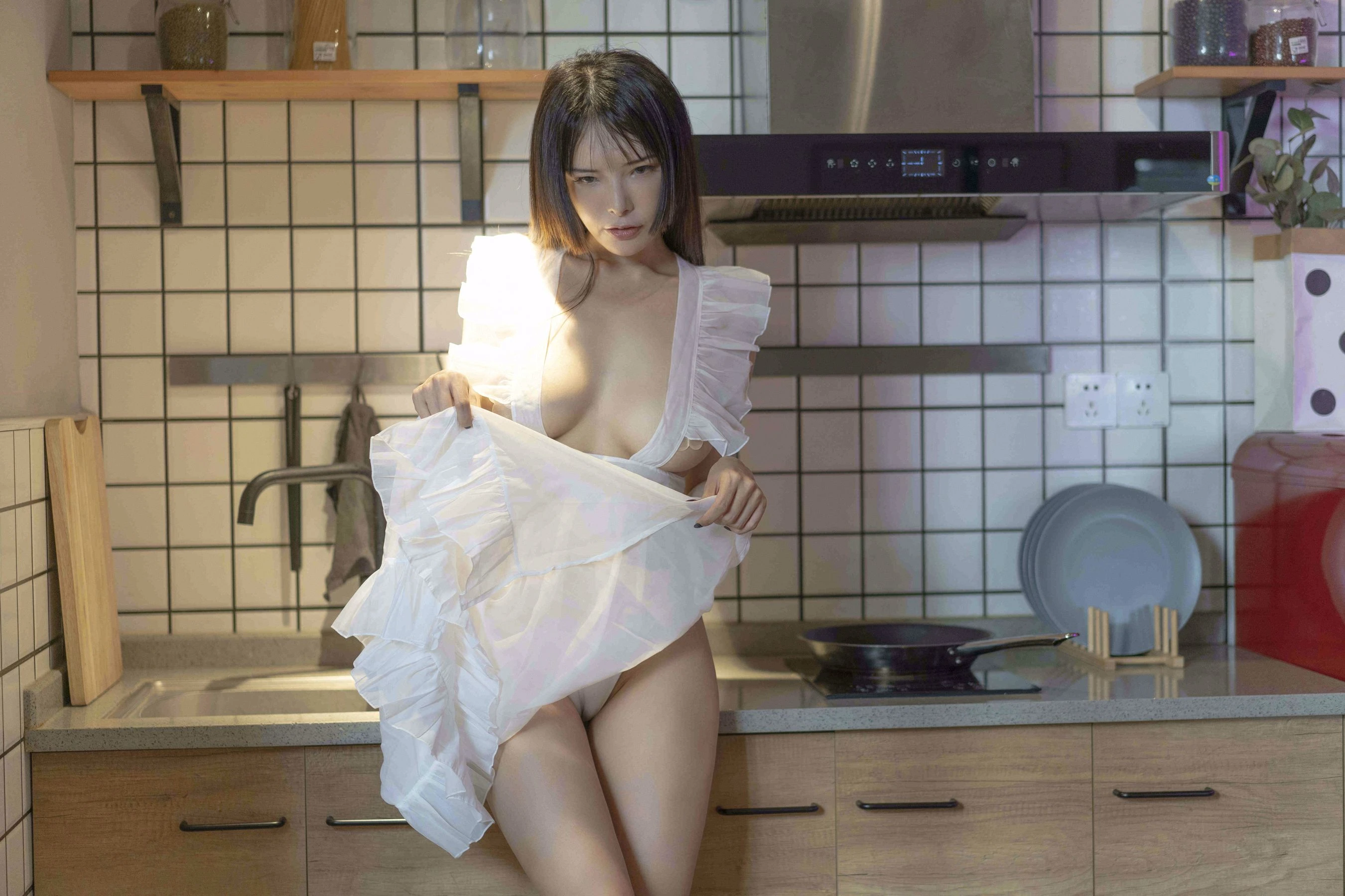 秋和柯基(夏小秋秋秋) – 透明围裙3-下面给你吃 [57P]|图集秀