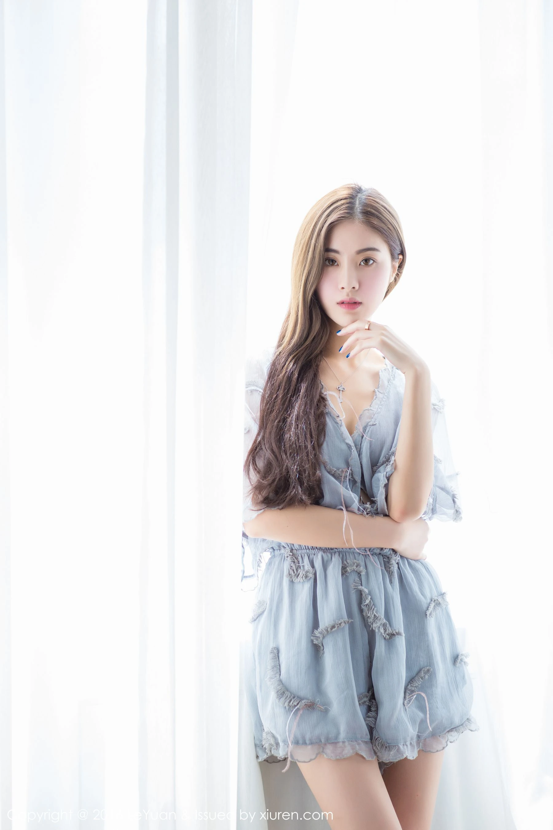 菲儿《柔柔阳光沐浴下的女神》 星乐园LeYuan Vol.018 [54P]插图1