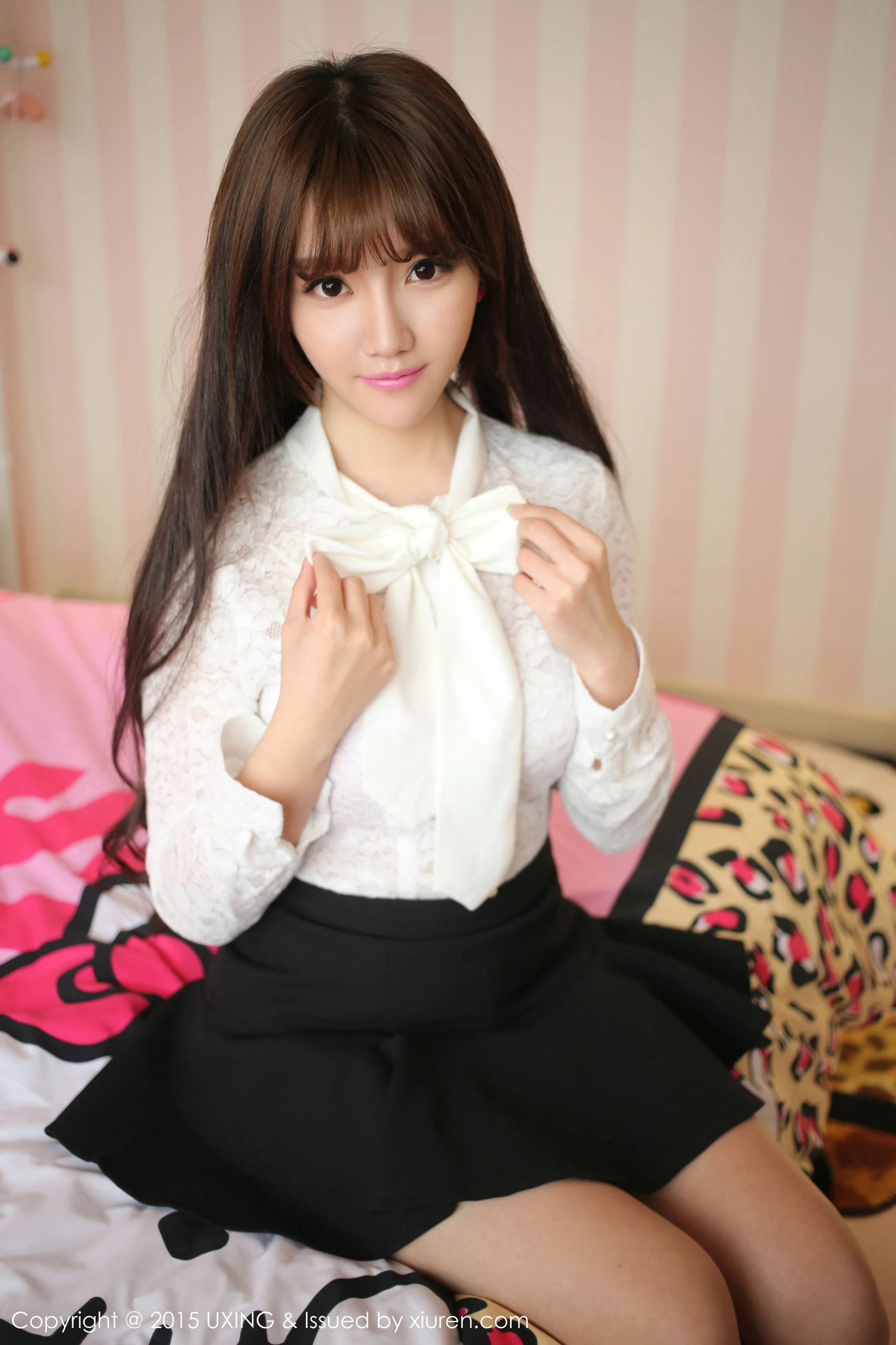 艾西Ashley – 极品清新女神写真集 UXING优星馆 Vol.007 [52P]插图2