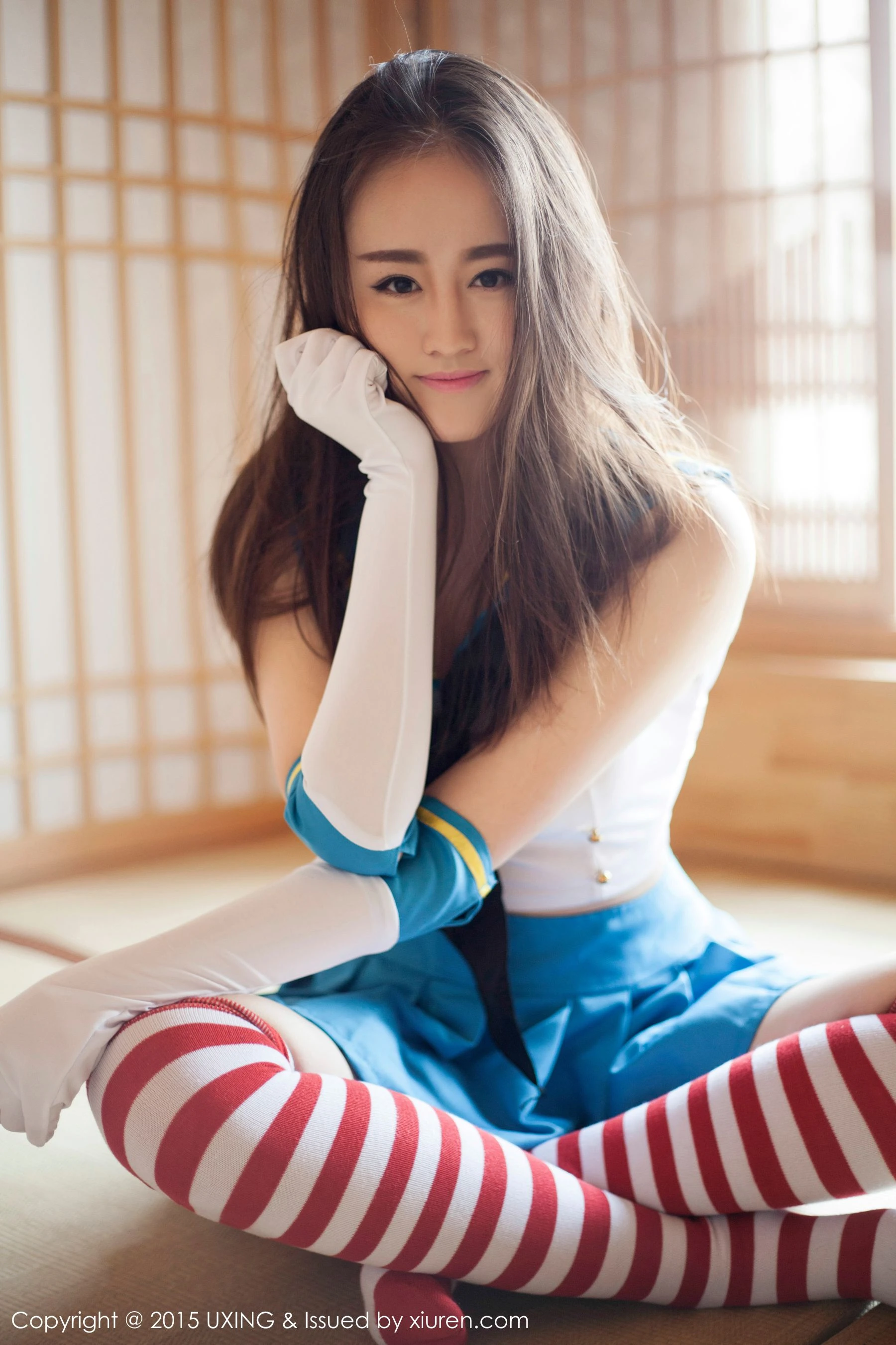 Romi王朝朝 – 美少女校服系列写真集 UXING优星馆 Vol.005 [62P]插图9