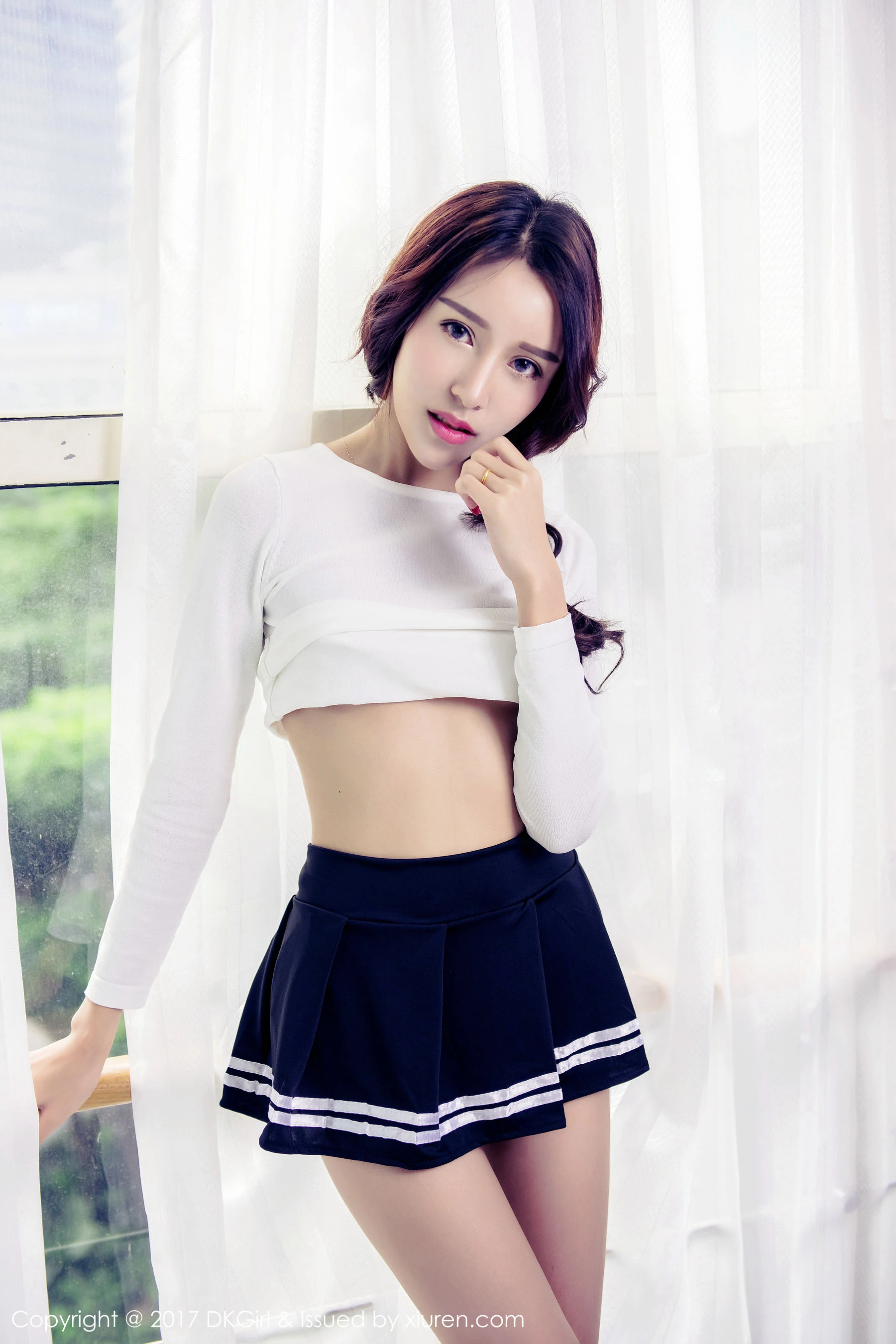 欧尼anne《清新秀丽，无敌美腿女神》 御女郎DKGirl VOL.006 [46P]插图3