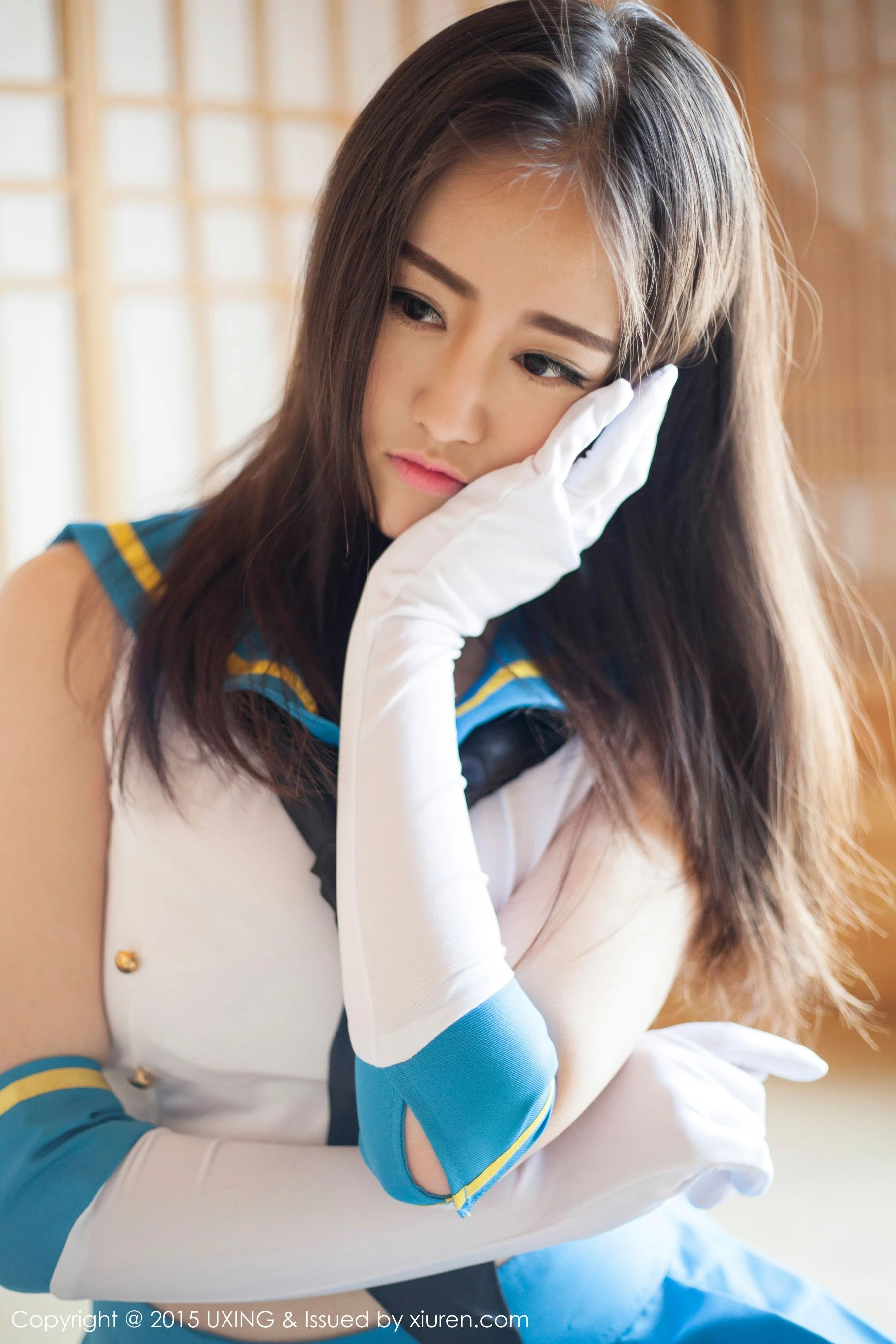 Romi王朝朝 – 美少女校服系列写真集 UXING优星馆 Vol.005 [62P]插图3