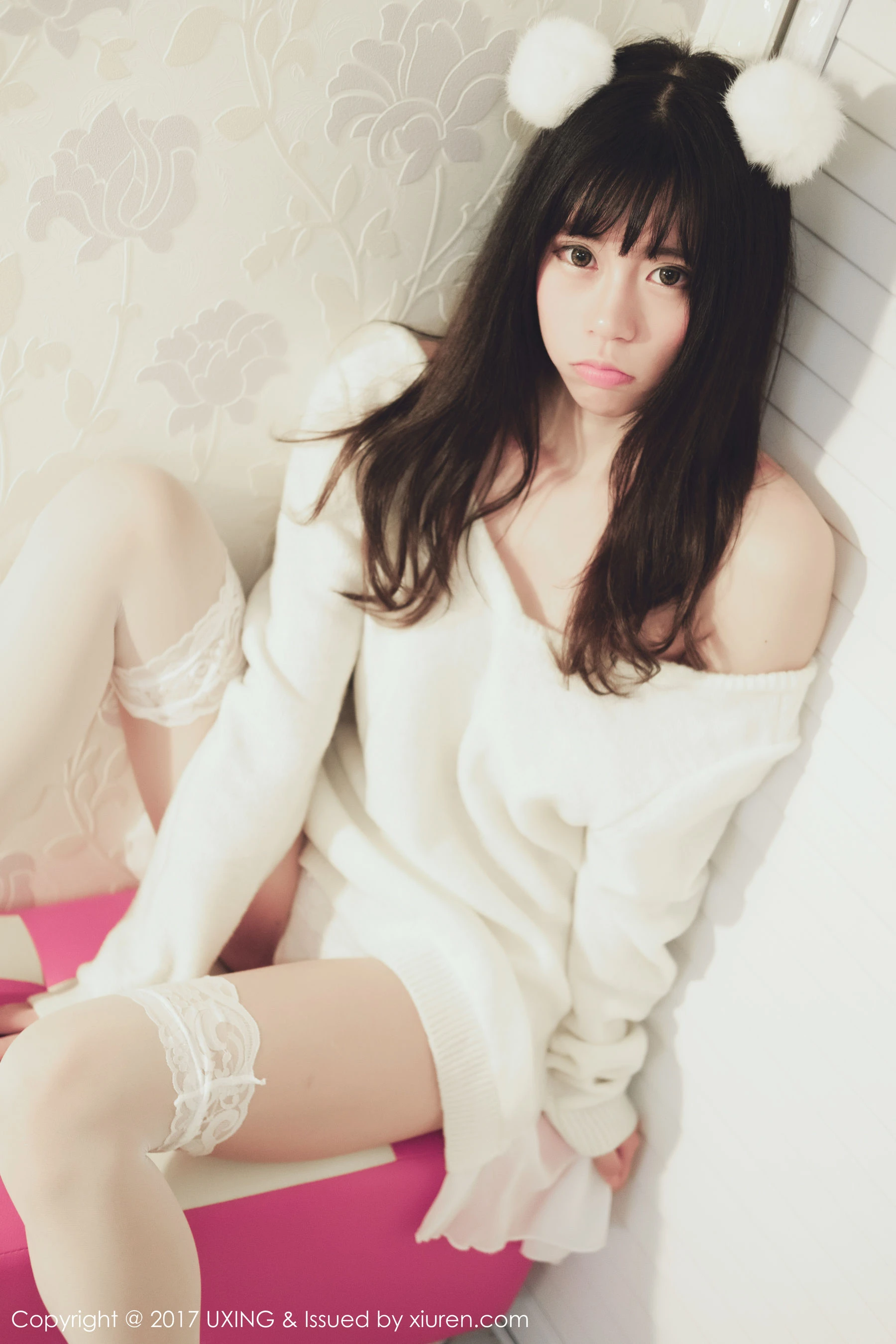 模特Yo酱《学生装+蕾丝装扮》 优星馆UXING VOL.048 [32P]插图4