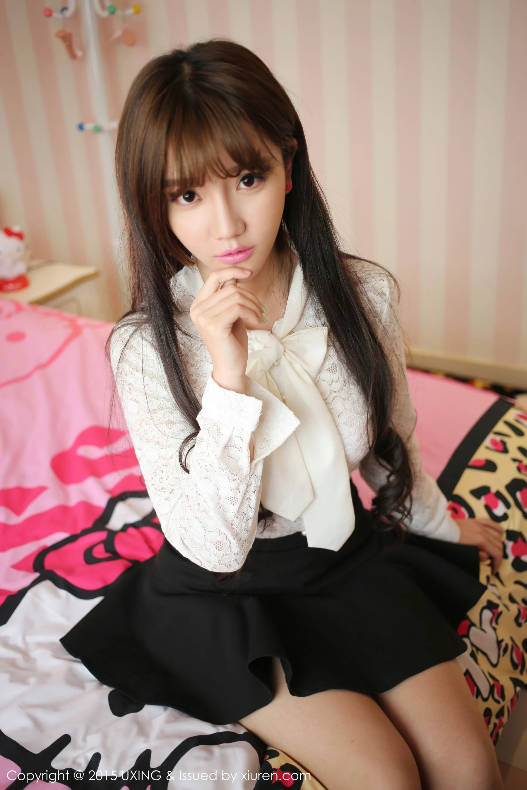 艾西Ashley – 极品清新女神写真集 UXING优星馆 Vol.007 [52P]插图1