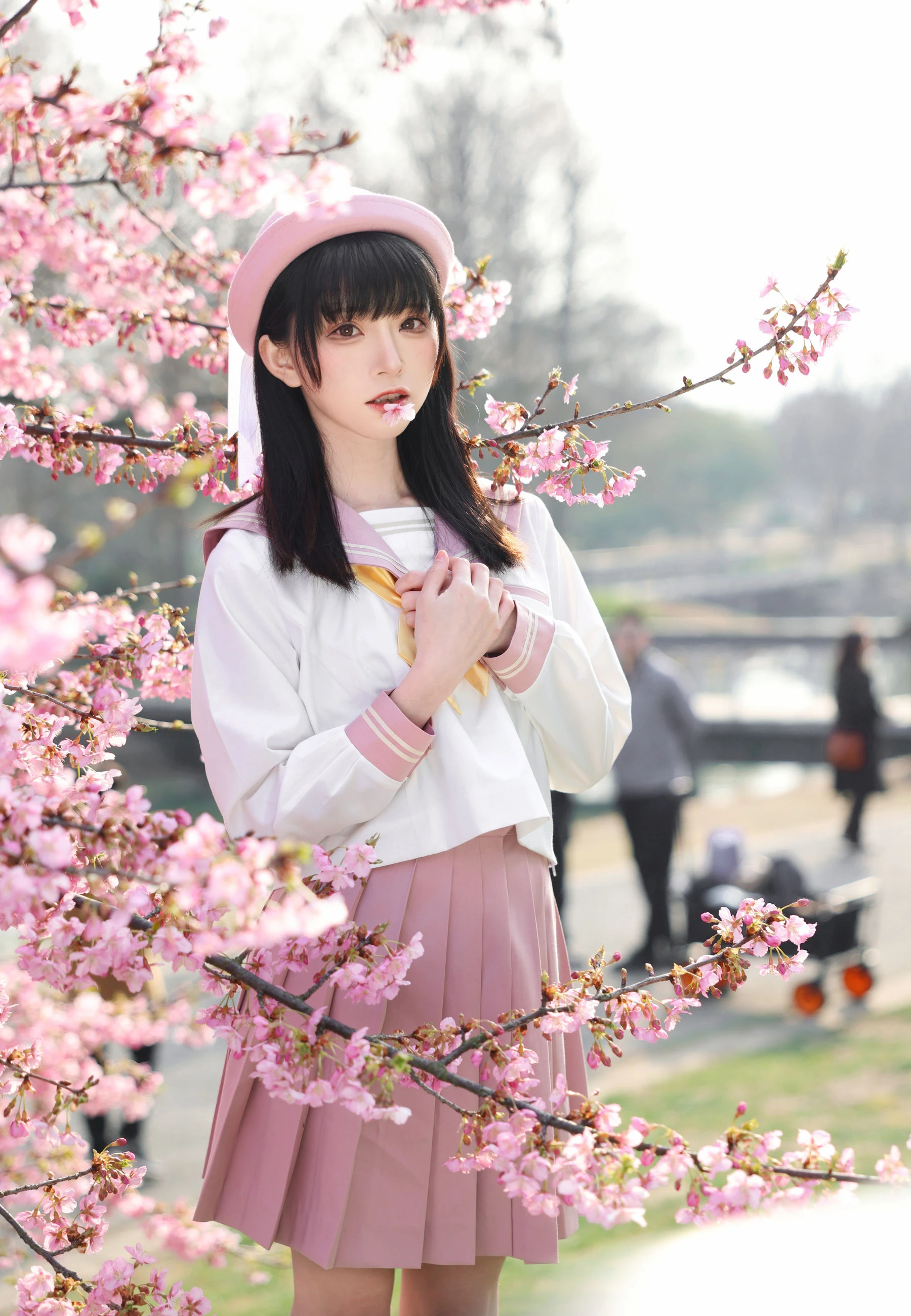 动漫博主Kitaro_绮太郎 – 樱花 [18P]插图1