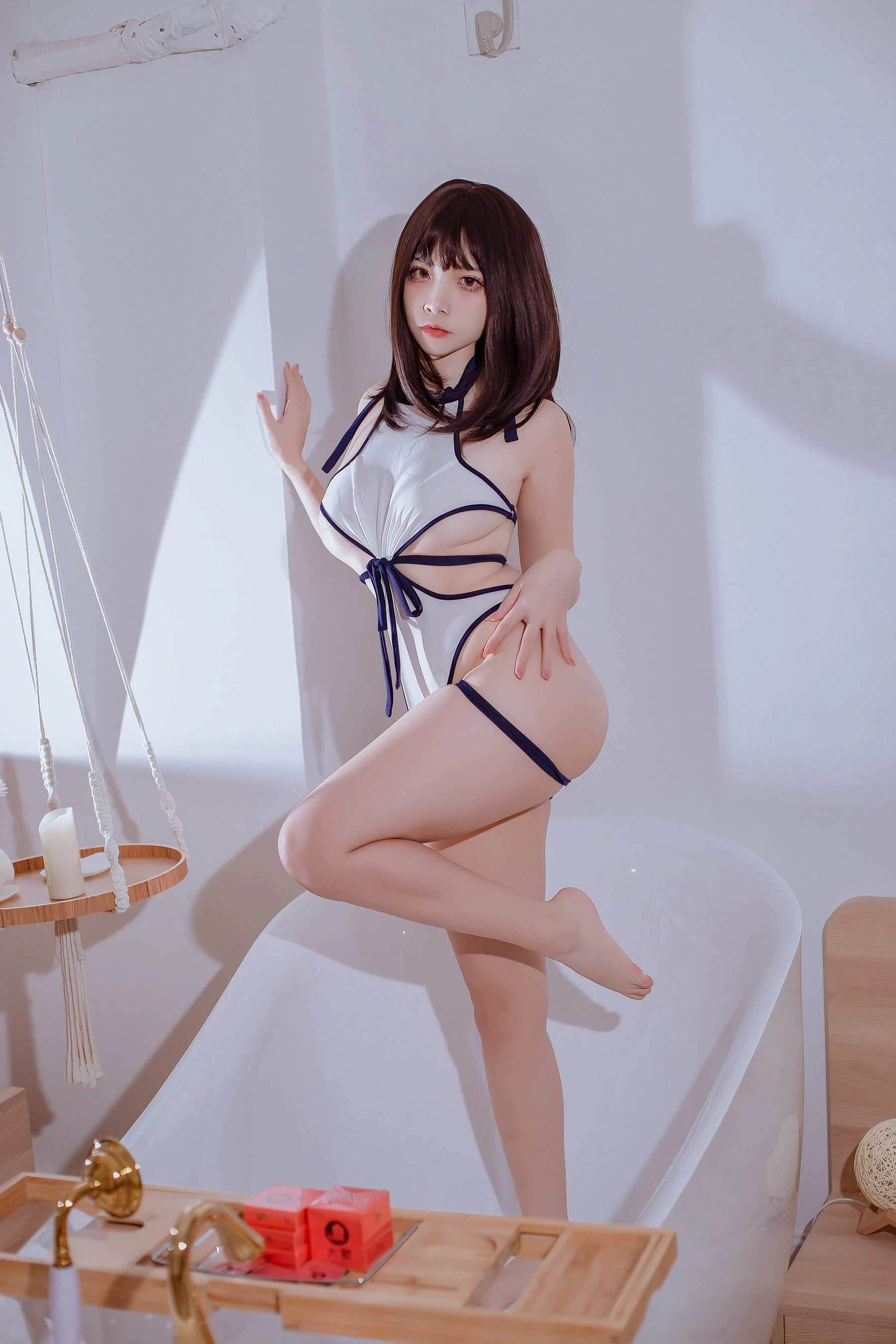 二佐Nisa – 私房大象竞泳 [35P]插图4