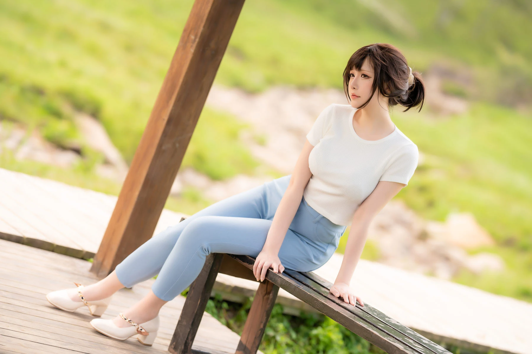 Coser小姐姐星之迟迟 – 户外 微风 [56P]插图10