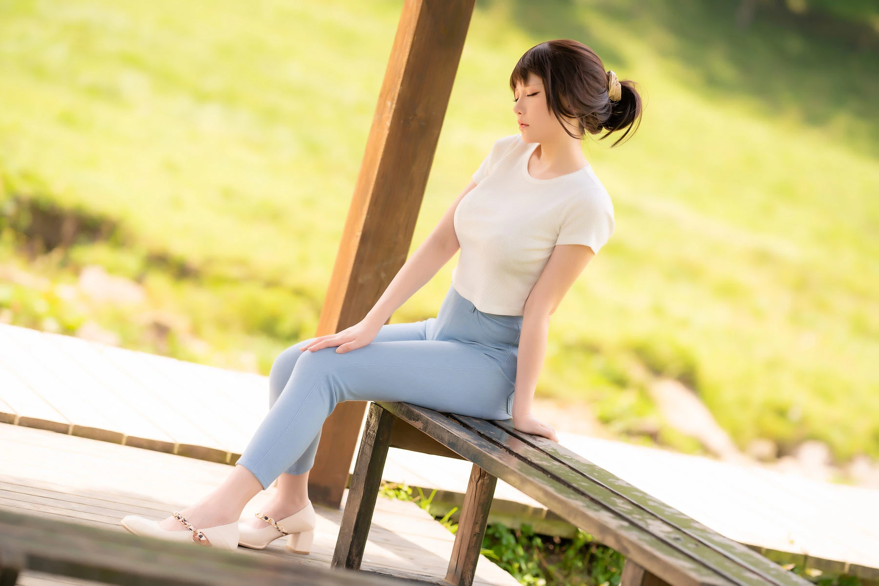 Coser小姐姐星之迟迟 – 户外 微风 [56P]插图7