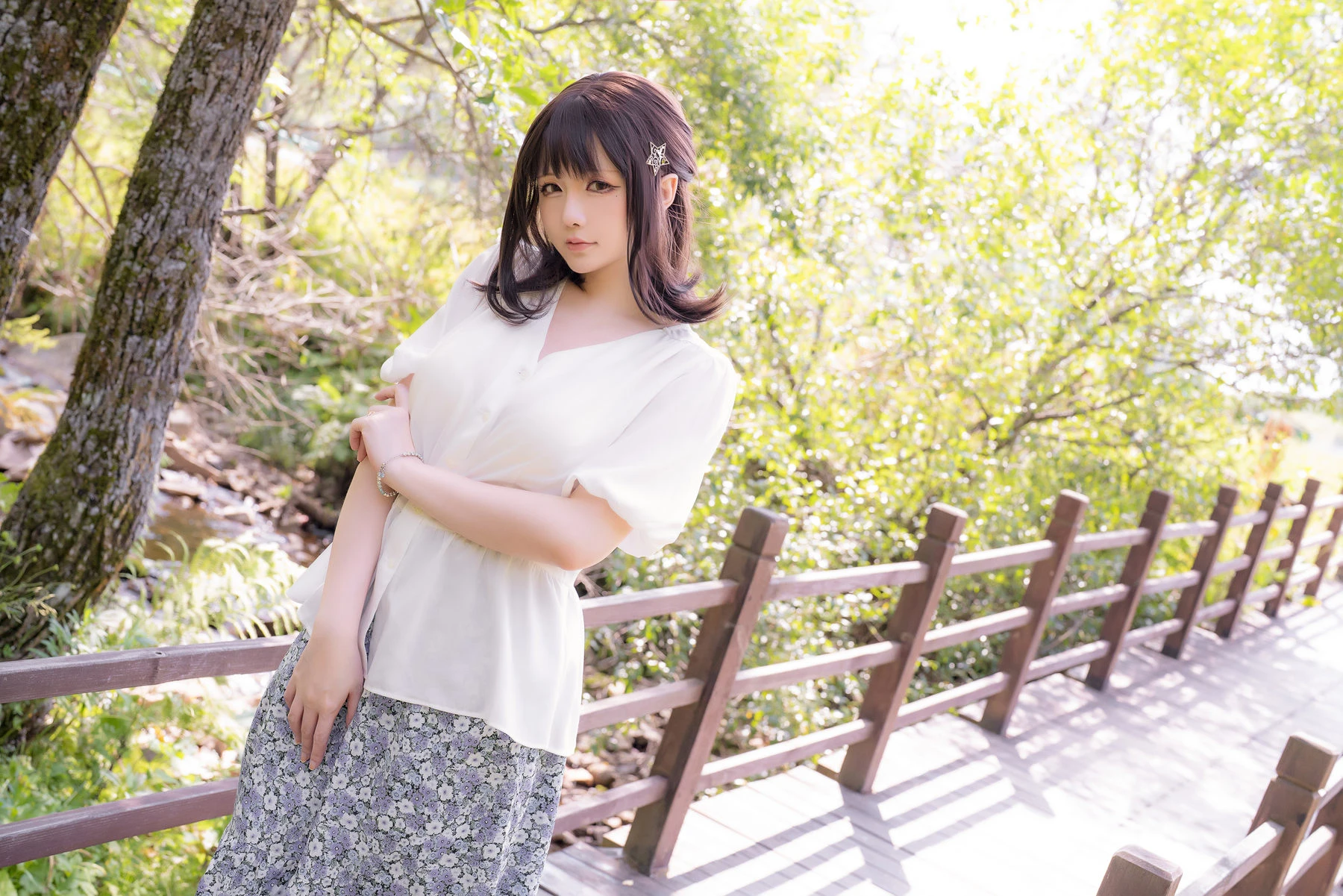 Coser小姐姐星之迟迟 – 户外 多云转晴 [46P]插图1