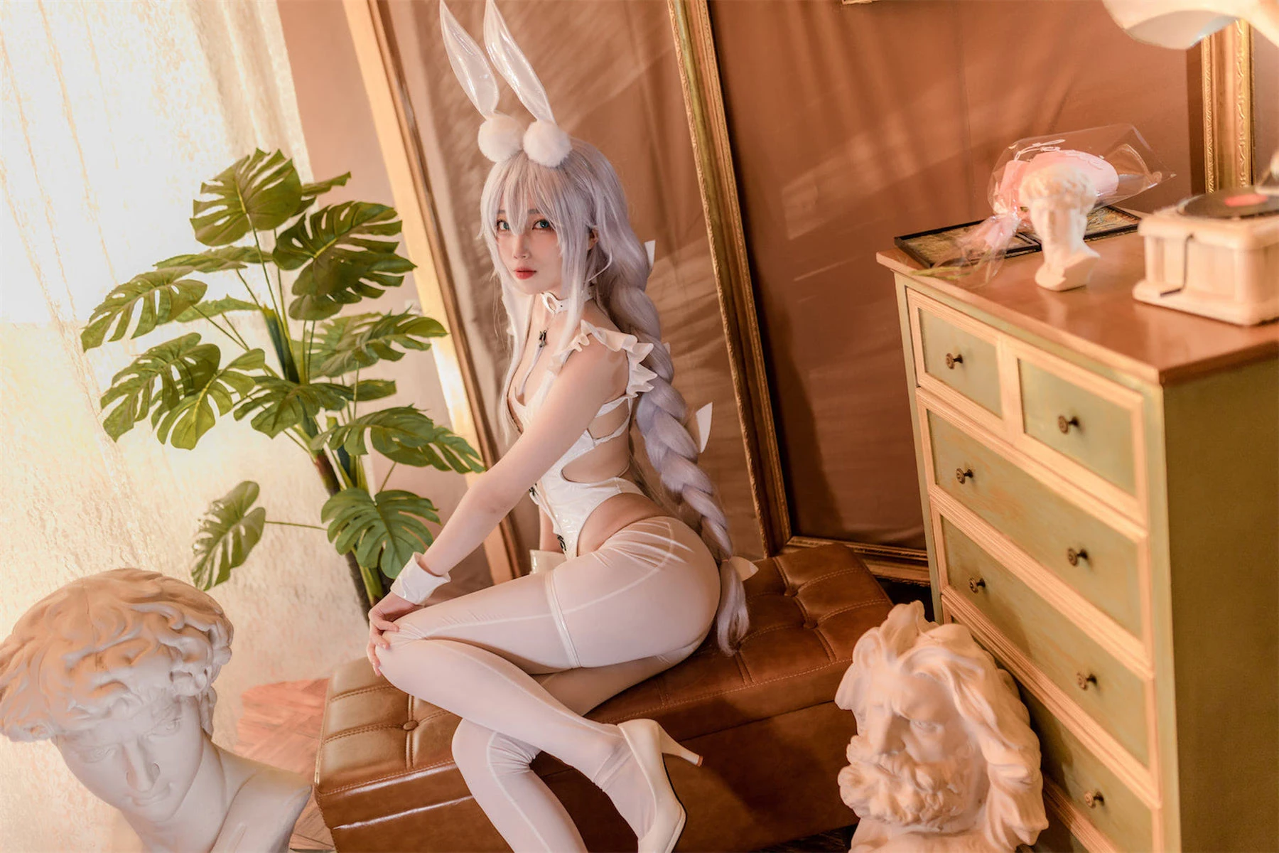 杏仁曲奇 – 碧蓝航线 恶毒白兔 [40P]插图4