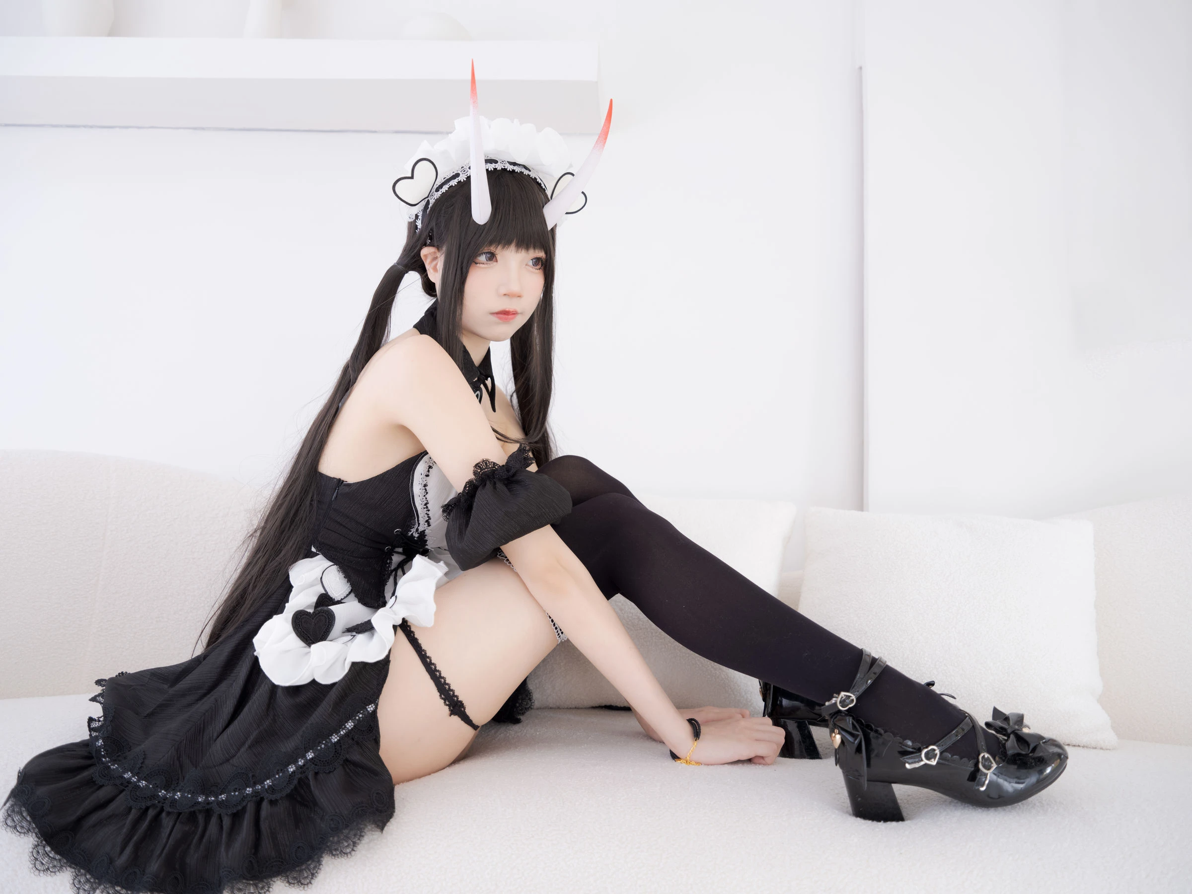 清纯少女五更百鬼 – 能代女仆 [18P]插图8