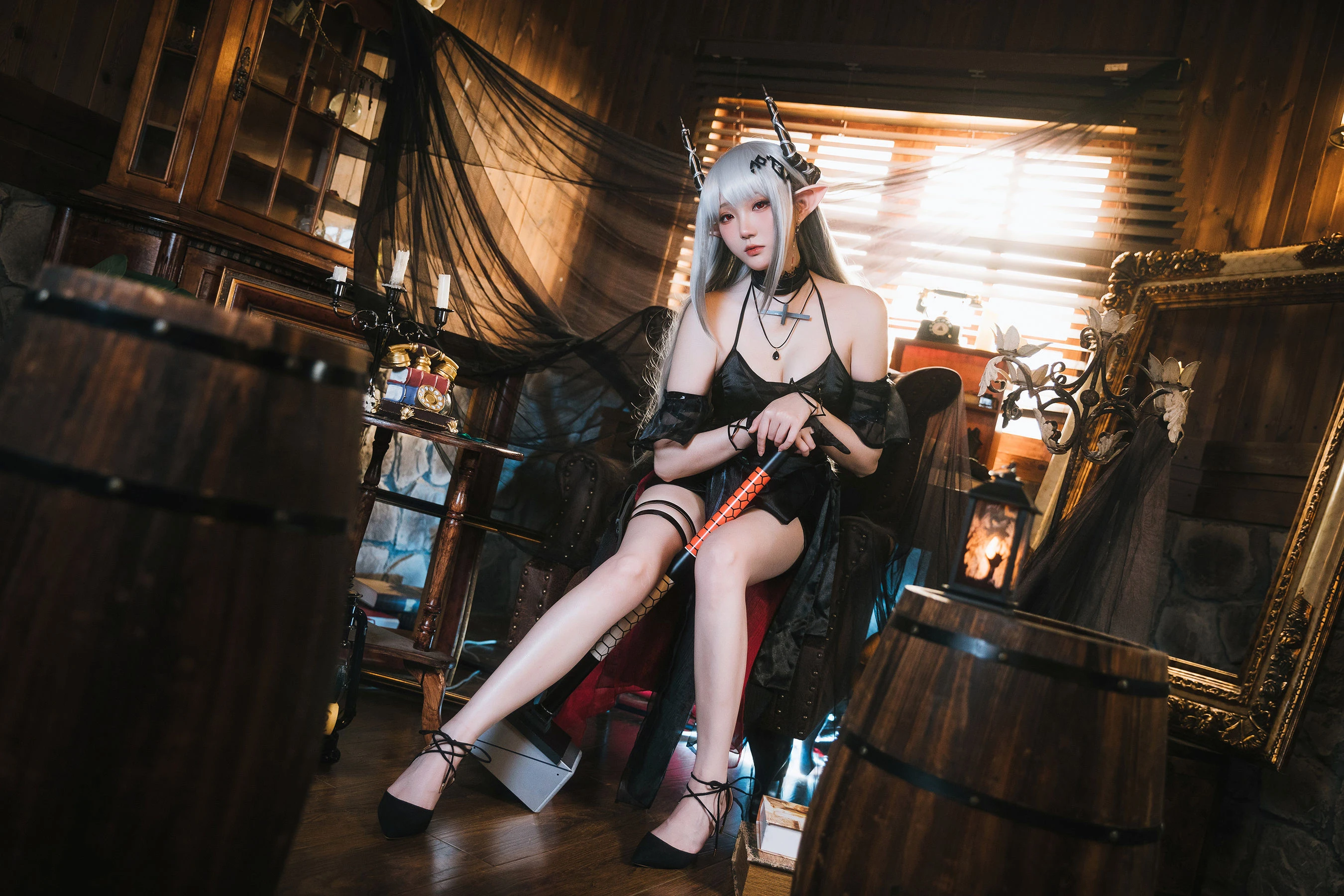 Coser瓜希酱福利 – 明日方舟 泥岩音律联觉 零号特工 [25P]插图2