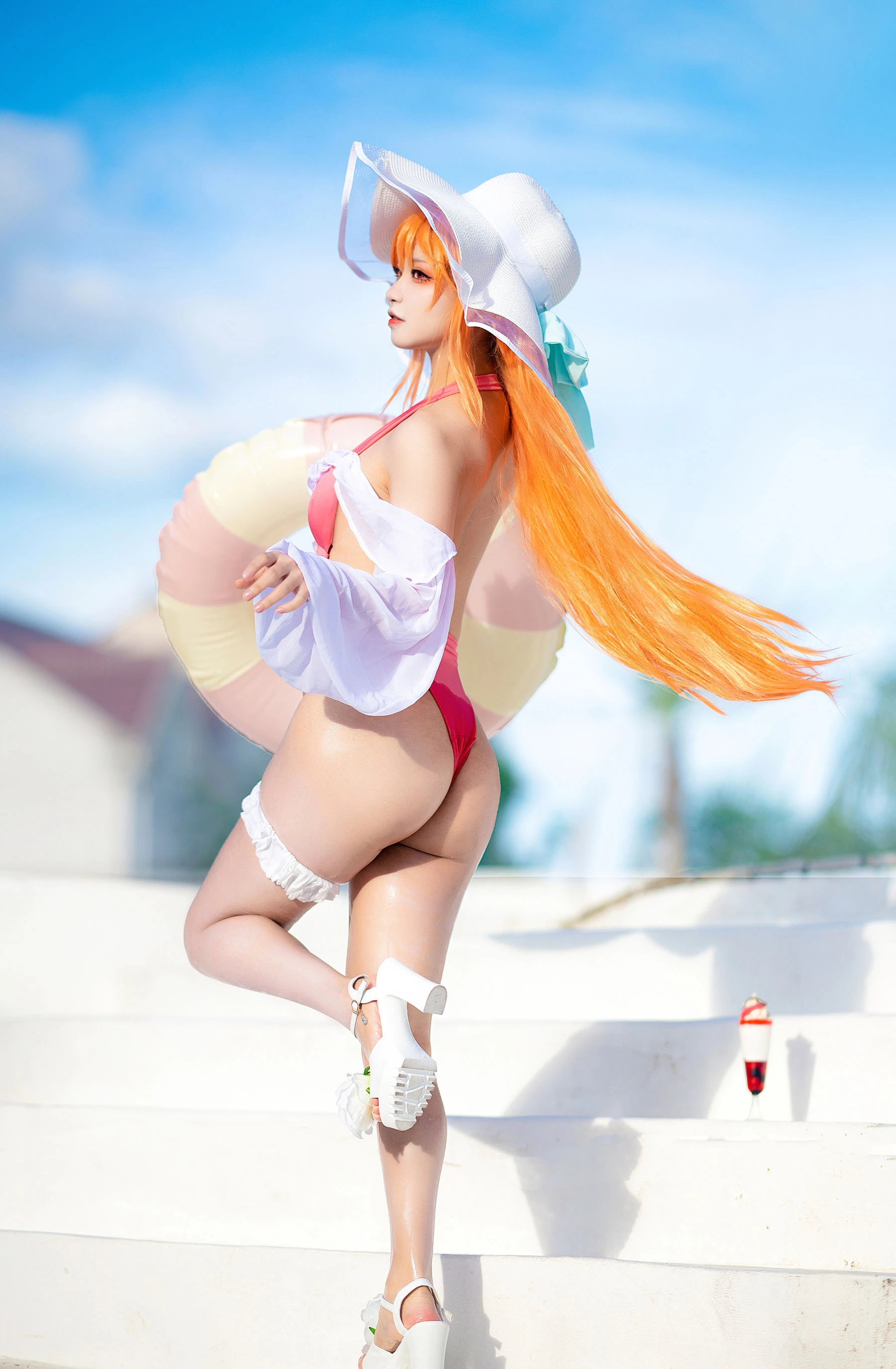 伊喵君 – 碧蓝航线 黎塞留泳装 [29P]插图5