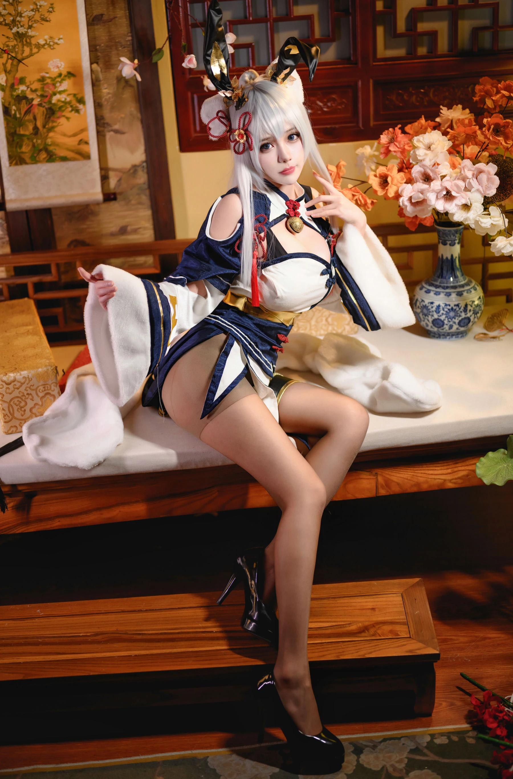 凛子酱 – 旗袍兔兔 [21P]插图5