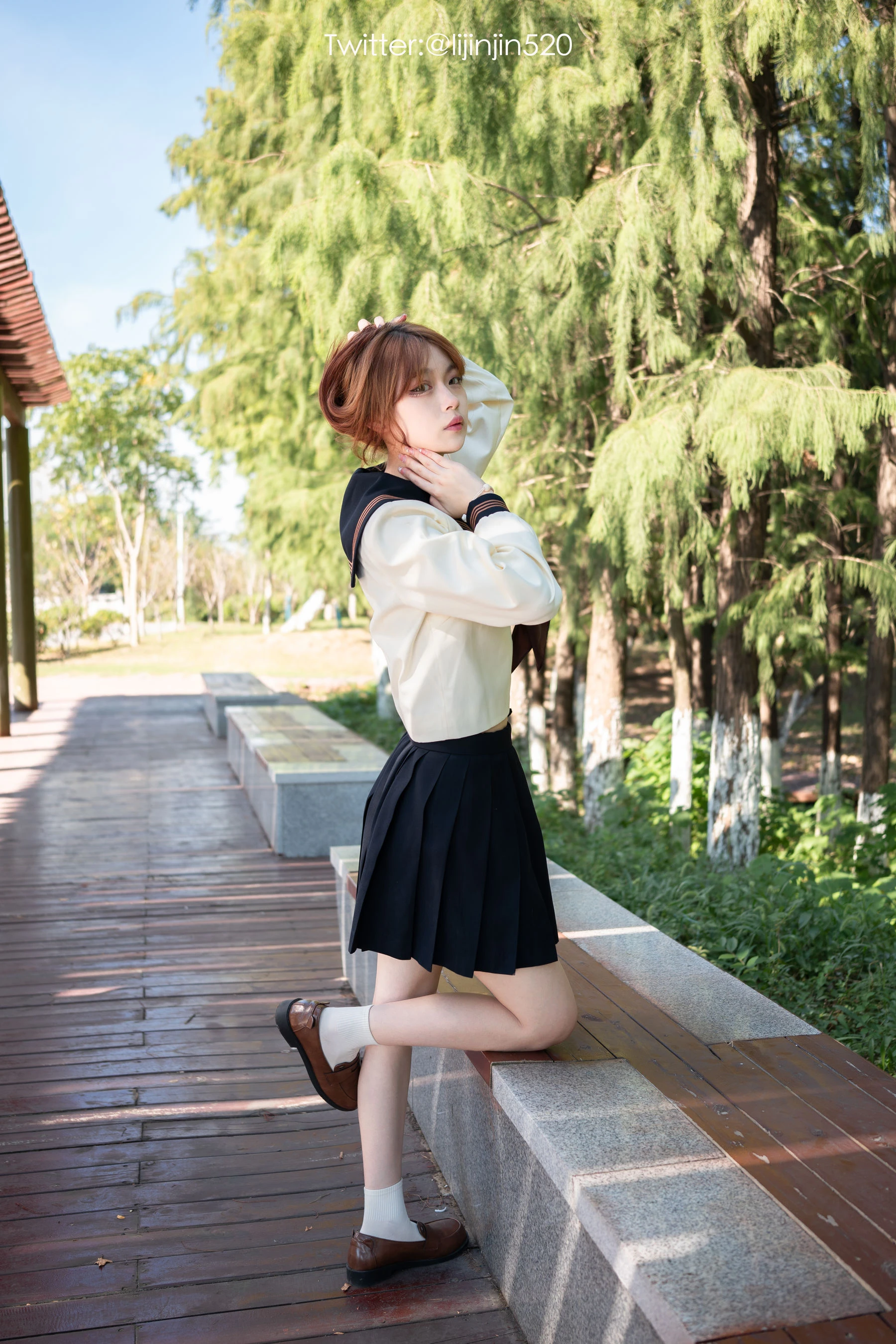 梨瑾瑾 – 茶羽中 [37P]插图2