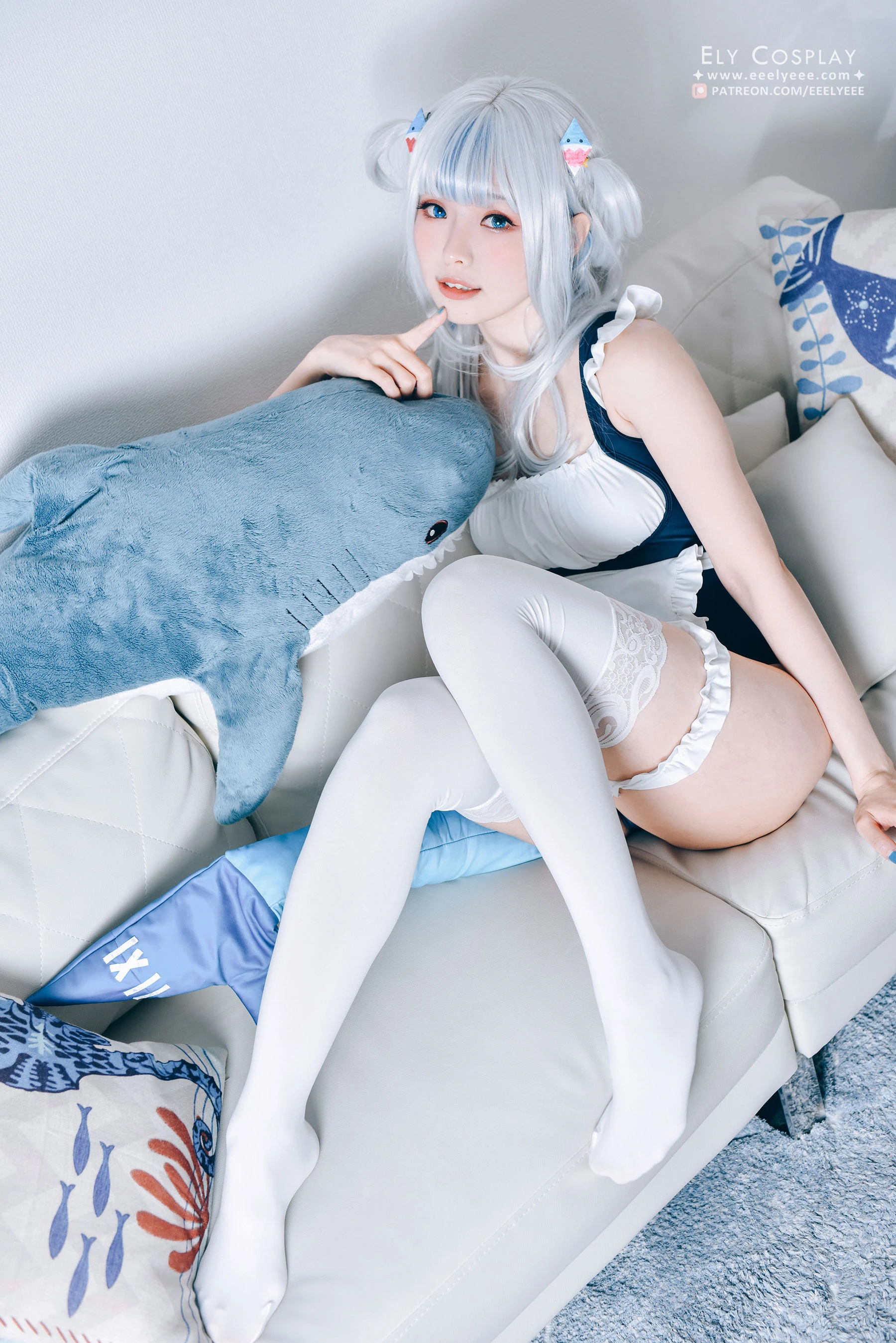 Ely_eee(ElyEE子) – Gura Swimsuit [19P]|图集秀