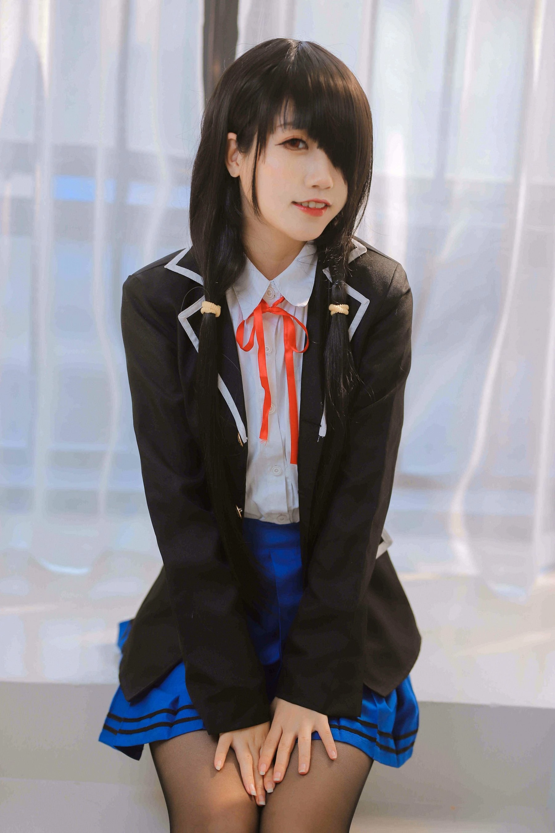 不呆猫 – 狂三黑丝白丝 [52P]插图1