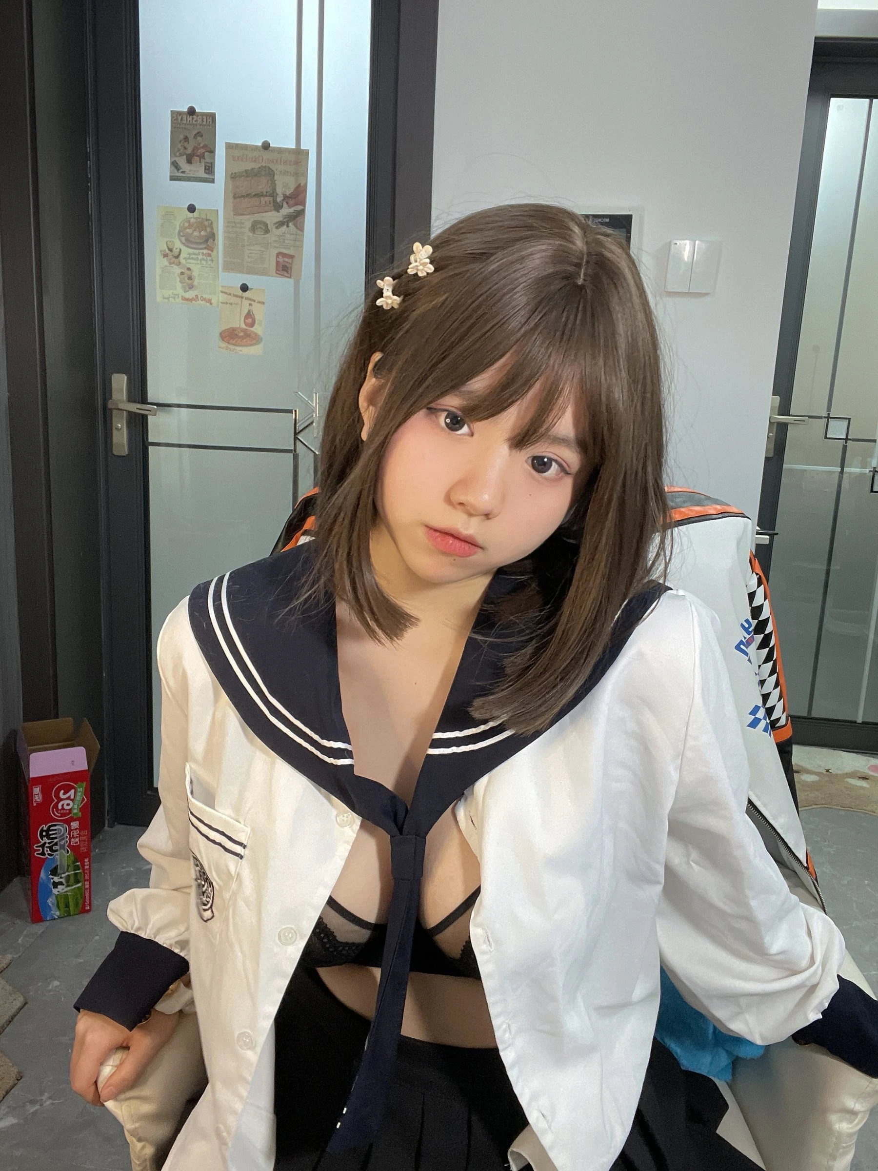 葱油饼 – JK女高 [15P]插图3