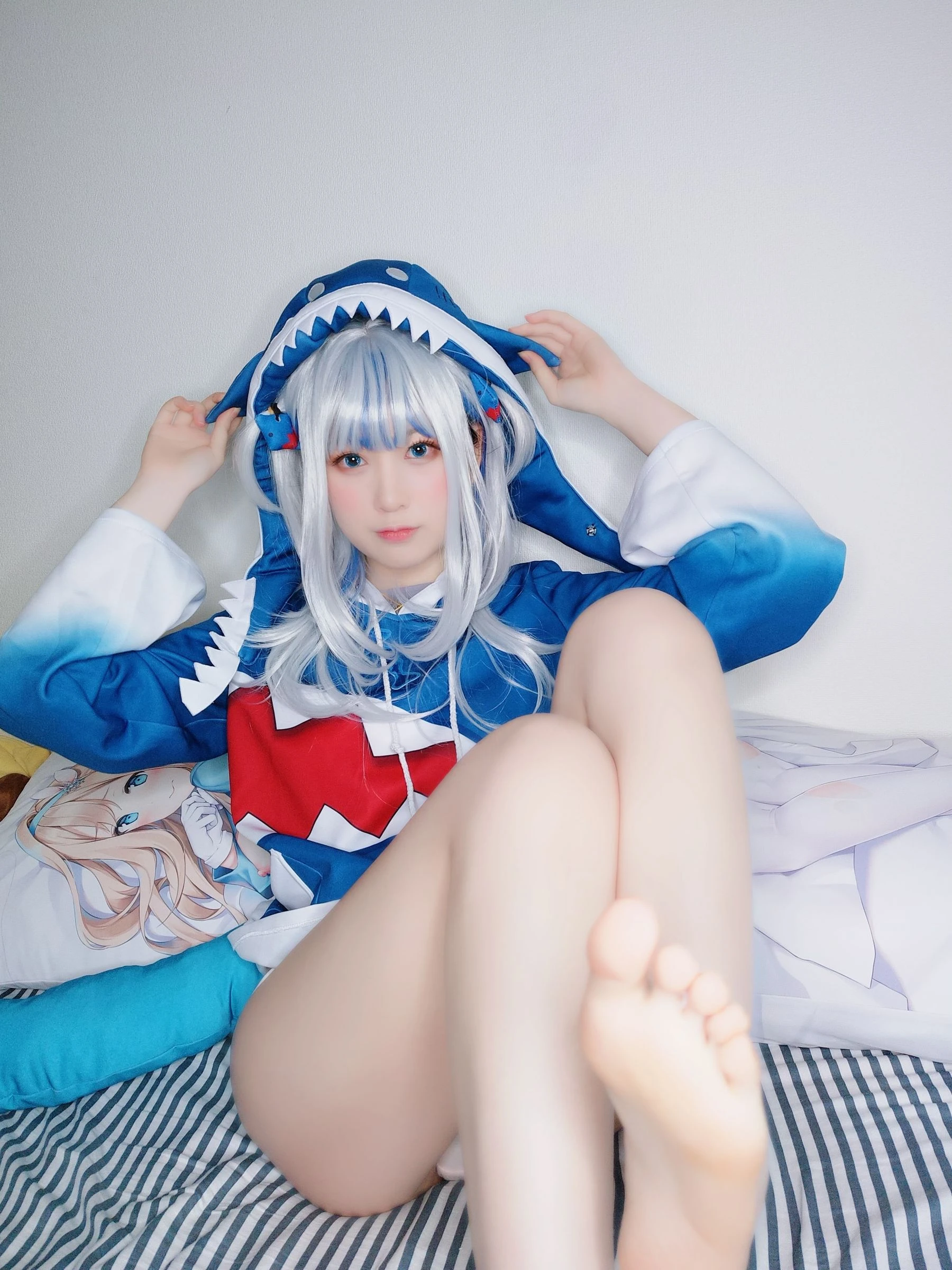 Yuki亭 – Gawer gura cosplay [14P]插图3