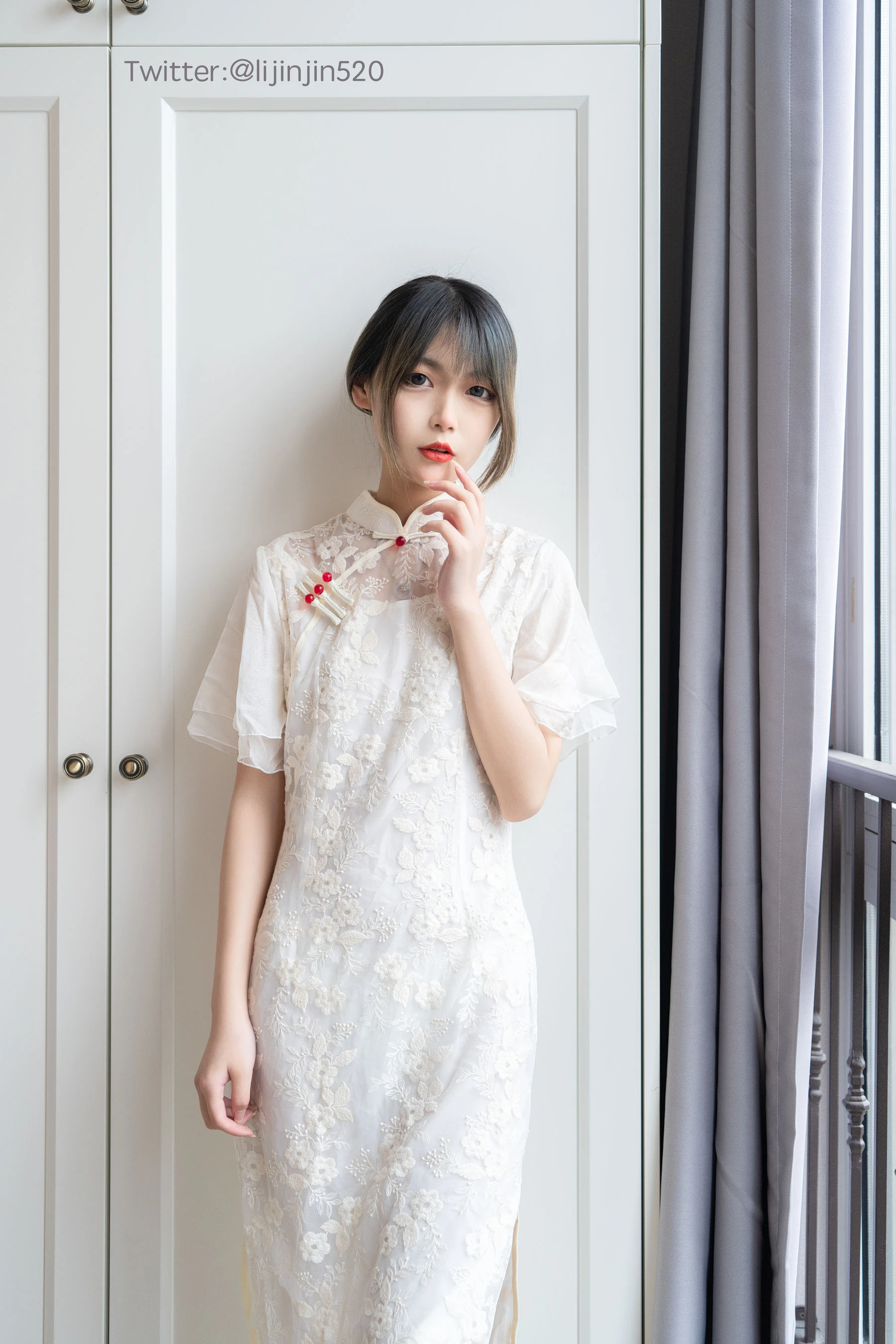 梨瑾瑾 – 改良旗袍 [20P]插图1