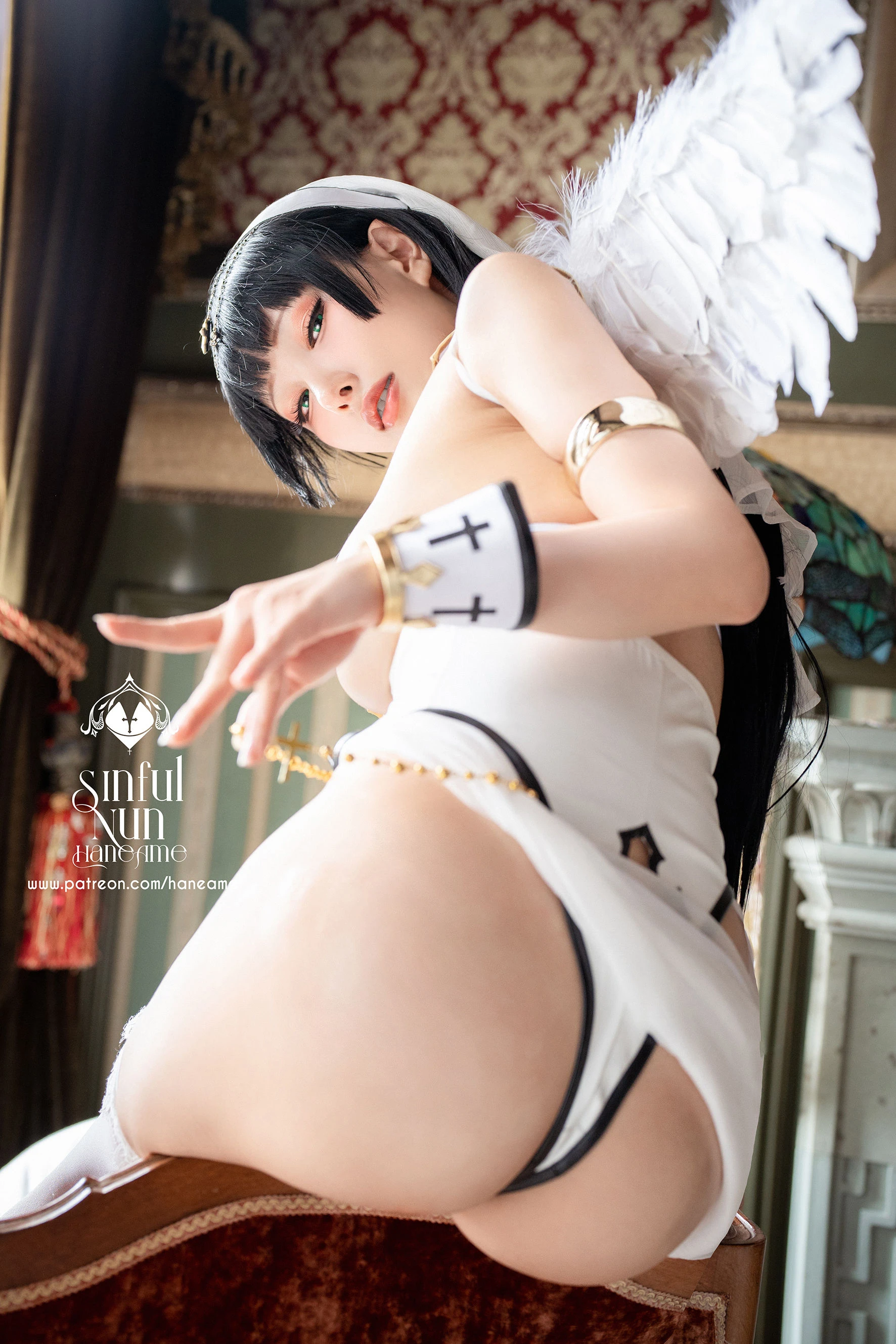 Hane Ame 雨波写真 – Original Sinful Nun Angel [34P]插图4