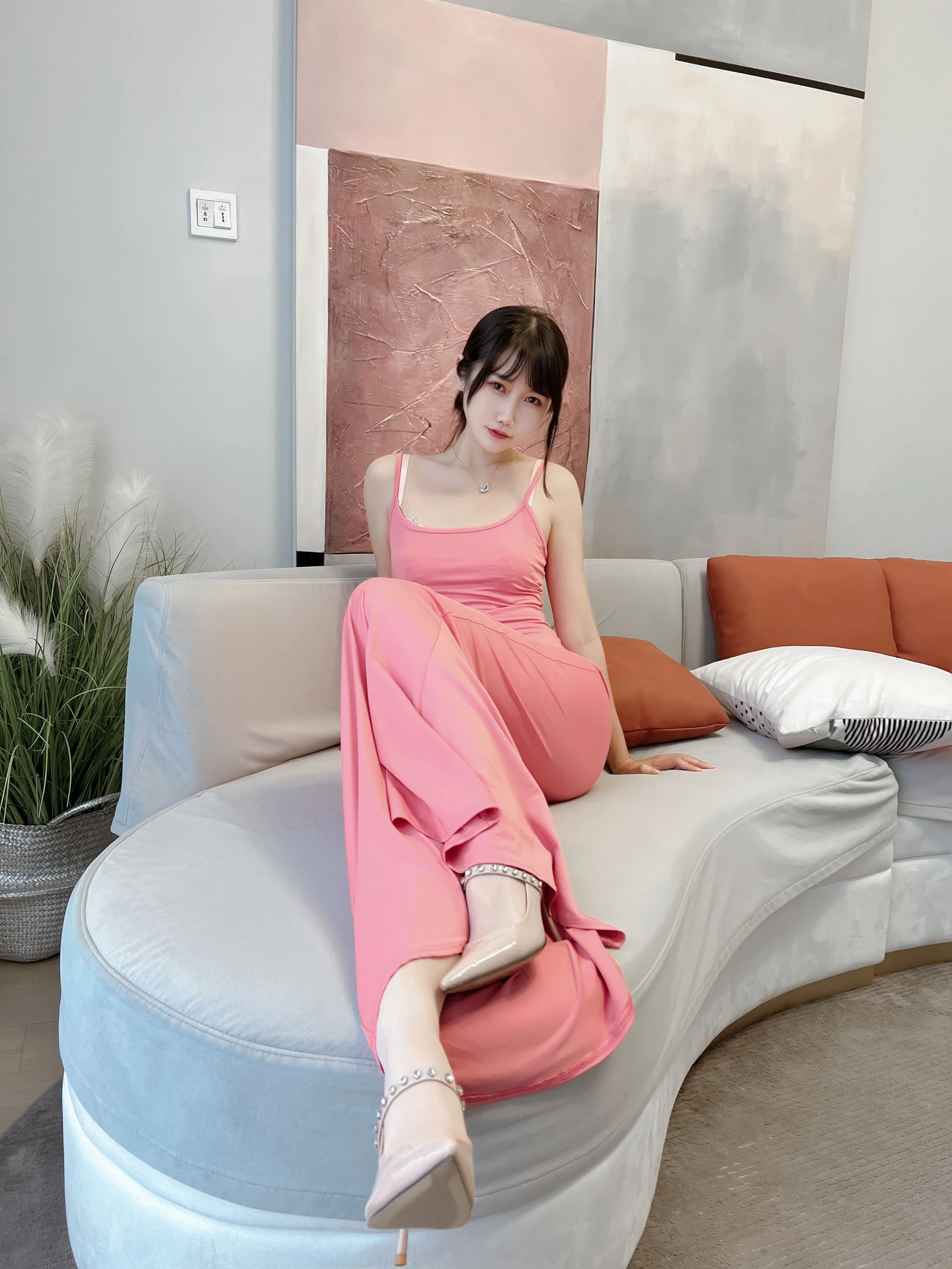 微博人气Coser不呆猫 – 浴室粉色激凸人妻 [39P]插图5