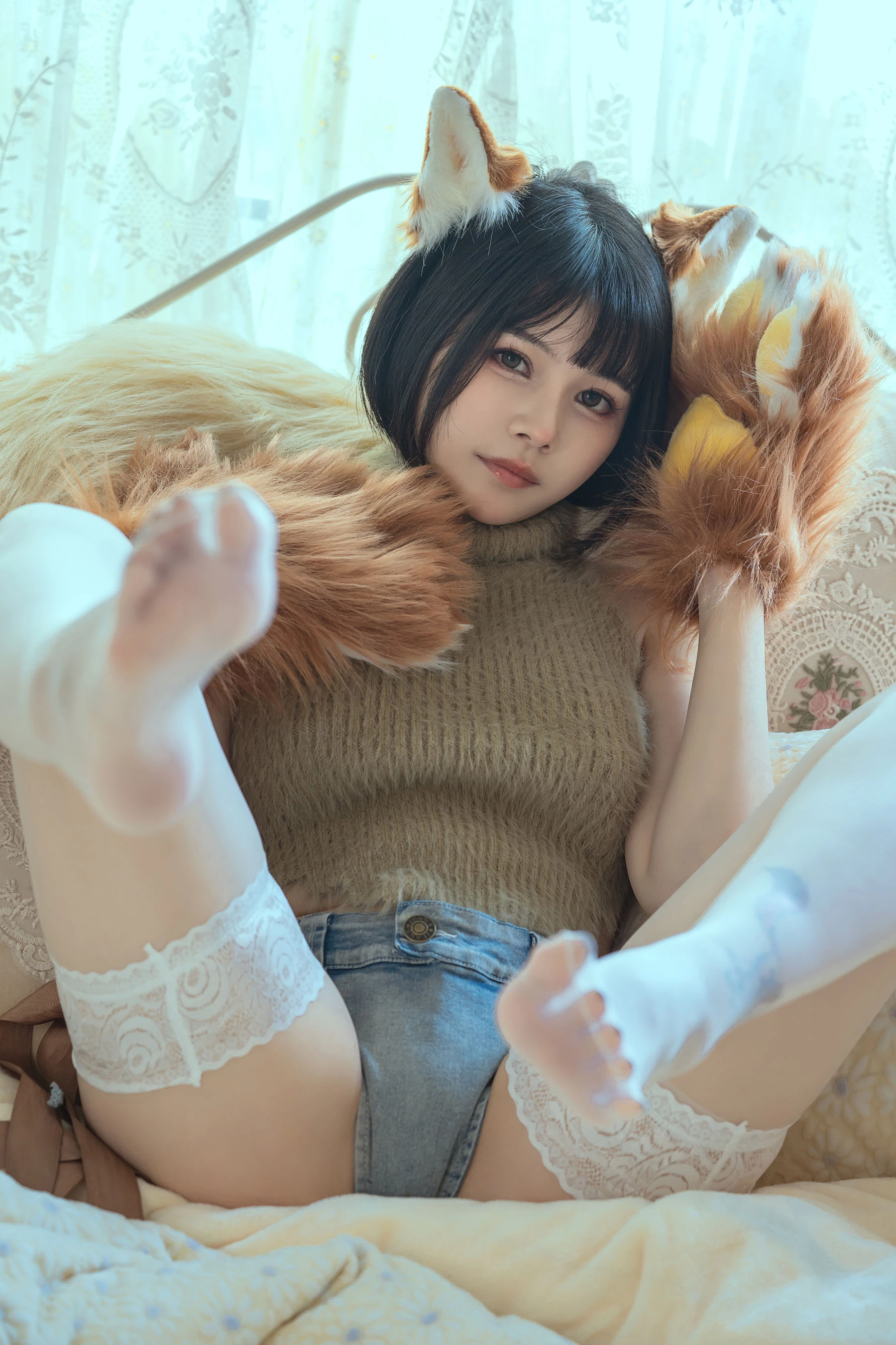 七月喵子 – 幻想兽娘集日食 牙牙 [25P]插图2