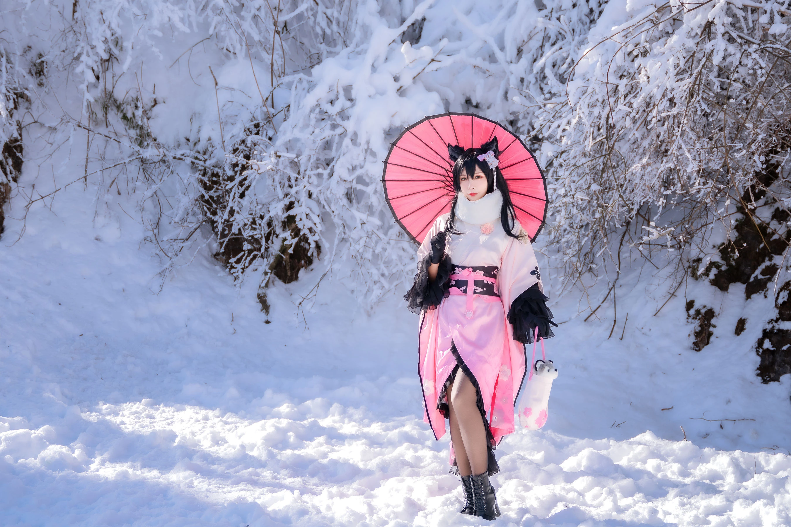 Neko-薇薇 – 爱宕和服 [44P]插图1