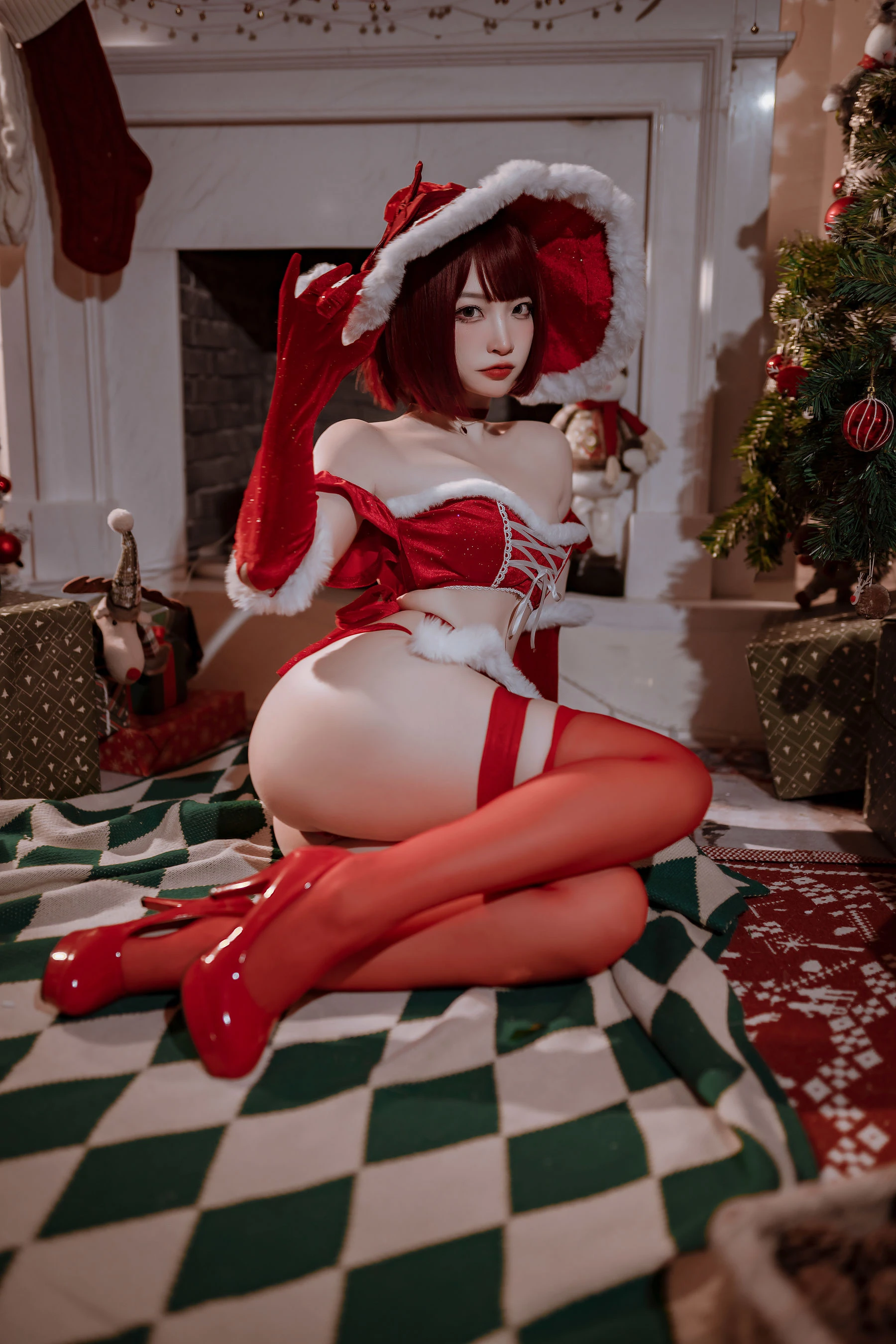 人气Coser二佐Nisa – 圣诞魔女 [36P]插图4