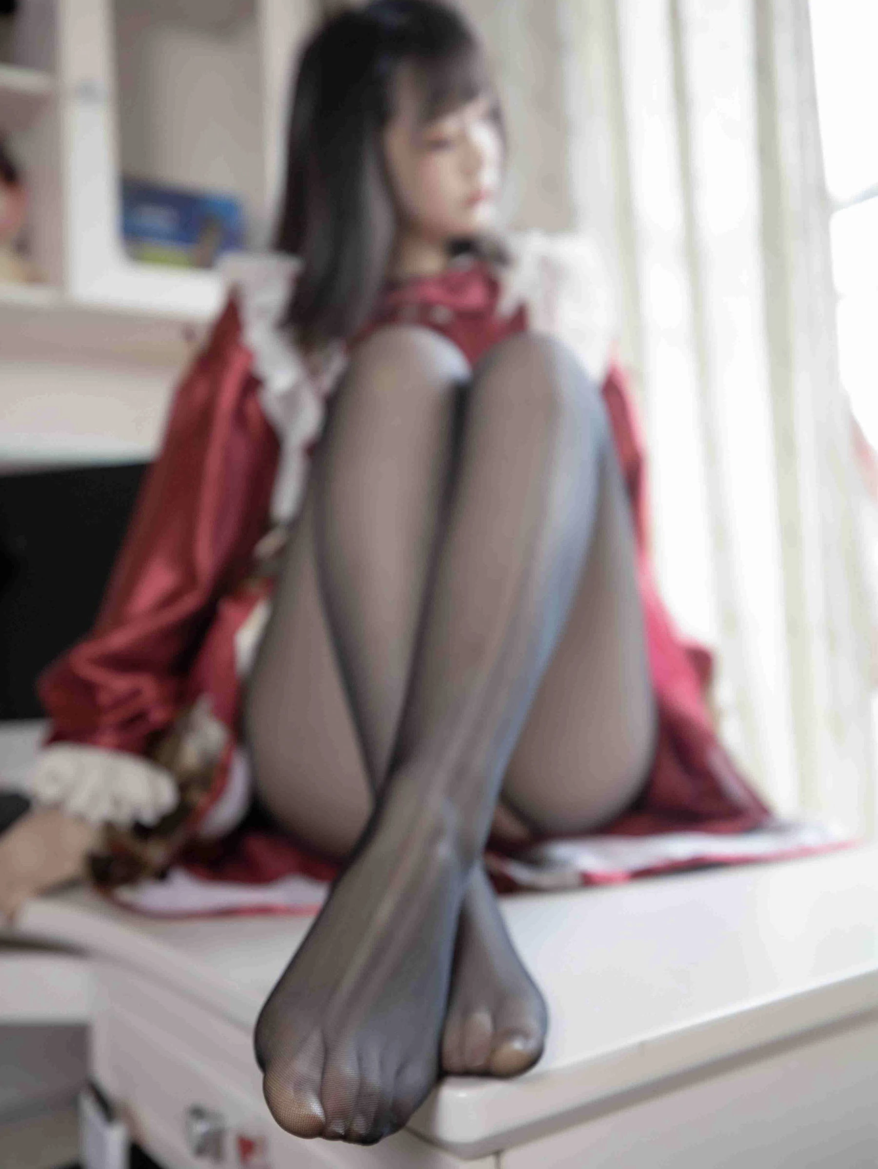 幻琪琪 – 红色Lolita 黑丝 [47P]插图5