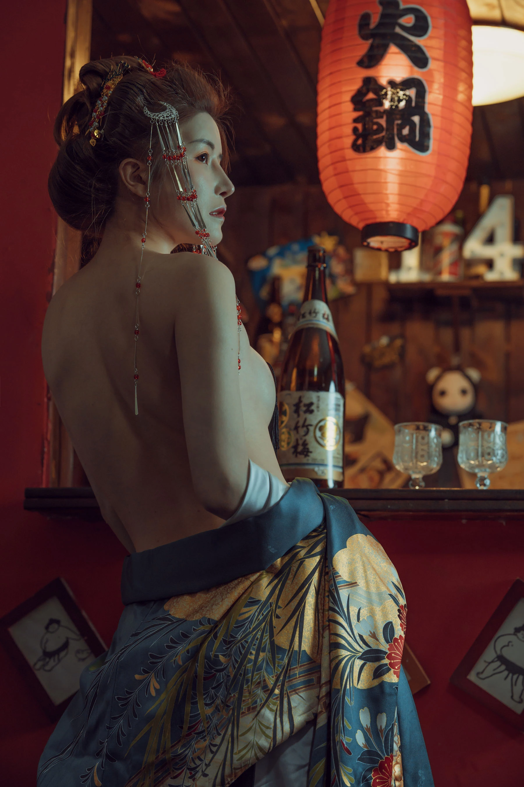 鹿八岁 – 酒醉的和服少女 [40P]插图2