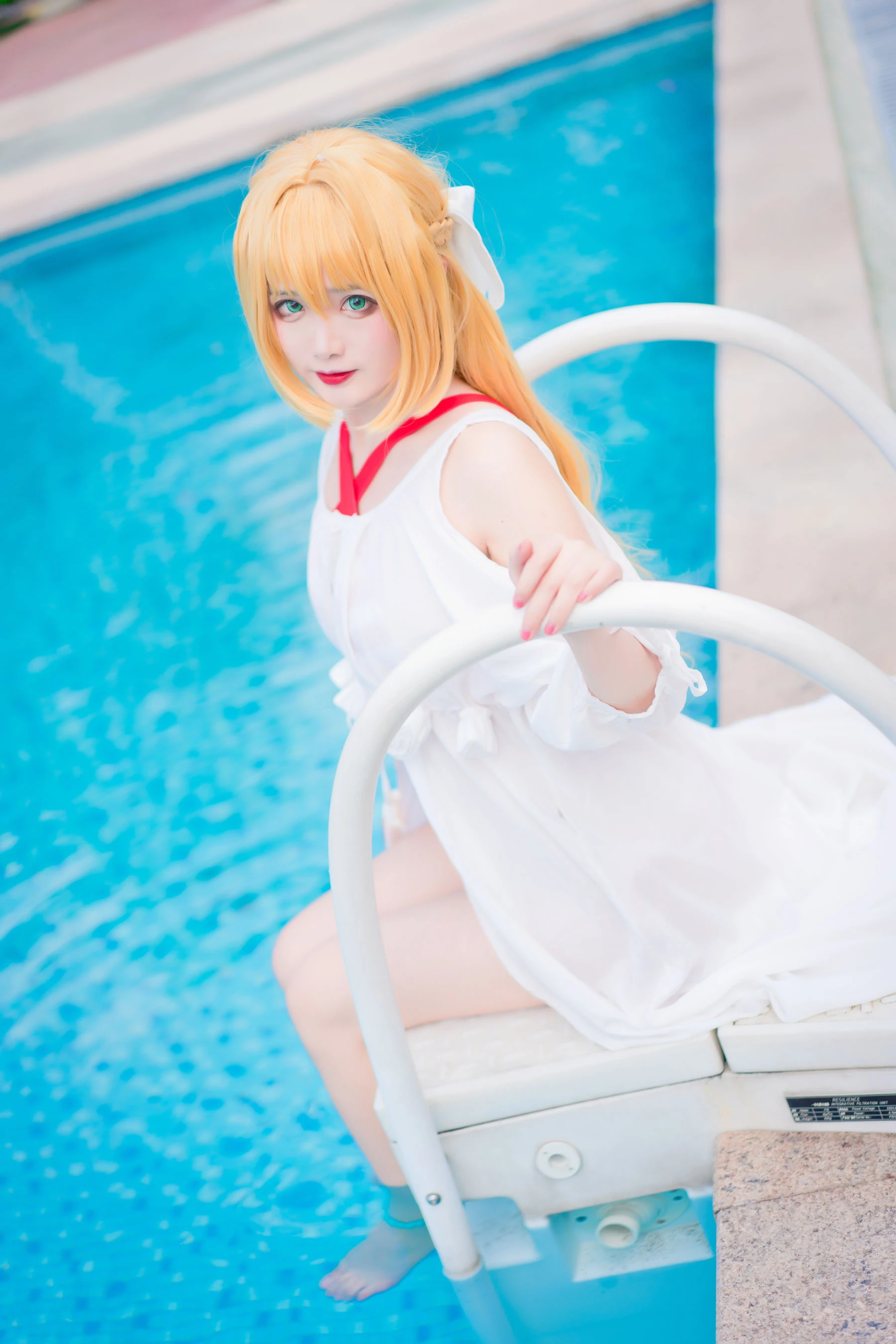 七海抹茶酱 – 尼禄泳装 [17P]插图2