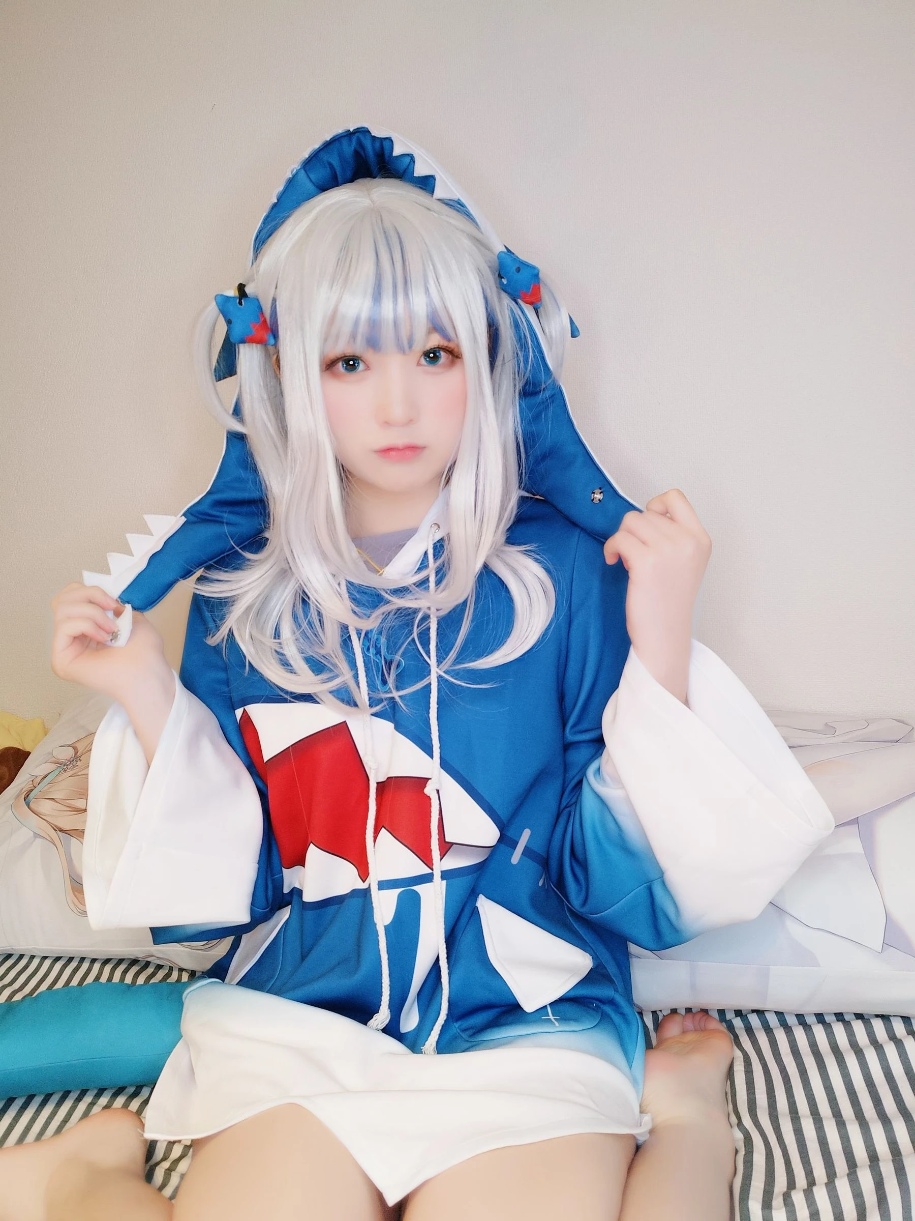Yuki亭 – Gawer gura cosplay [14P]插图4