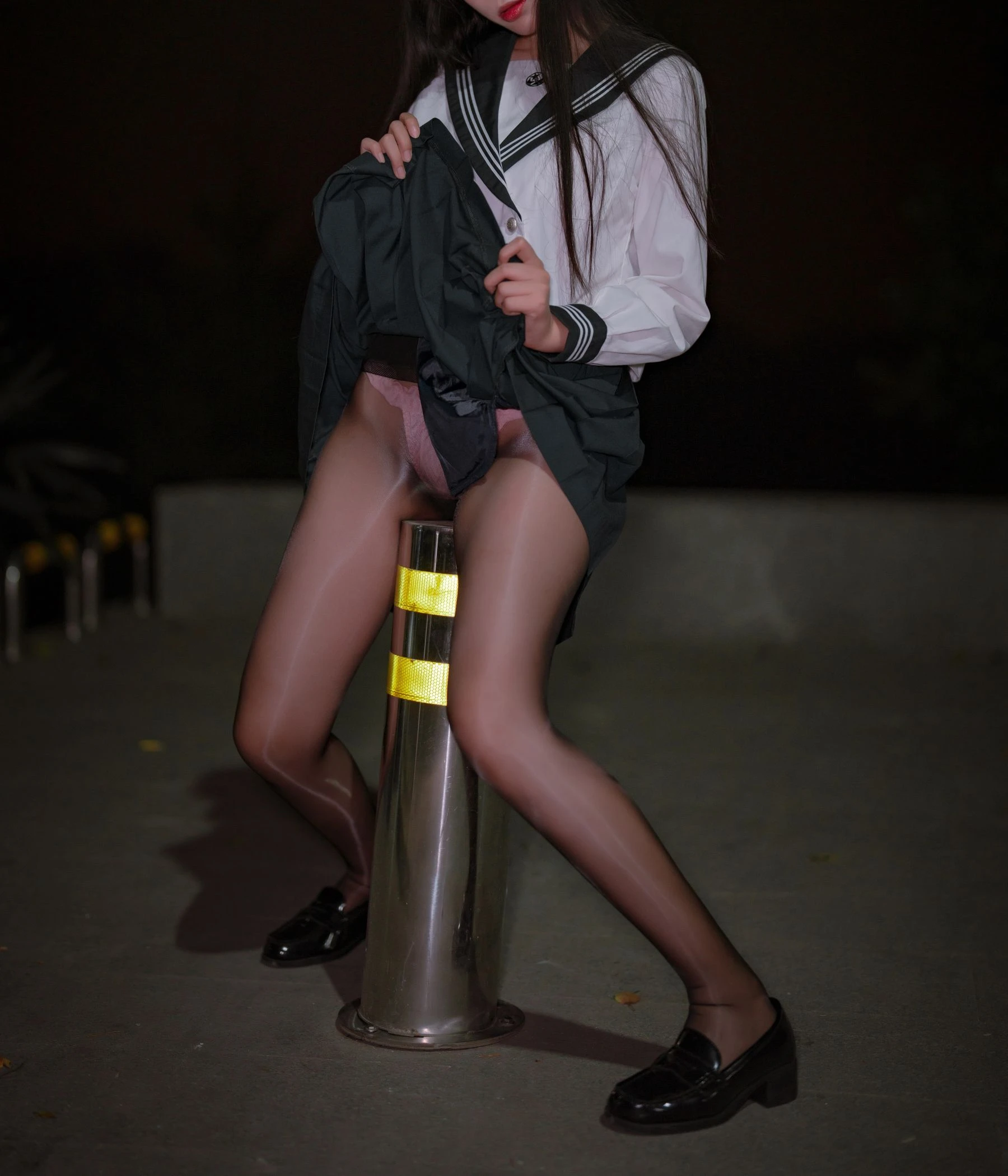 轩萧学姐 – 公路JK [46P]插图4