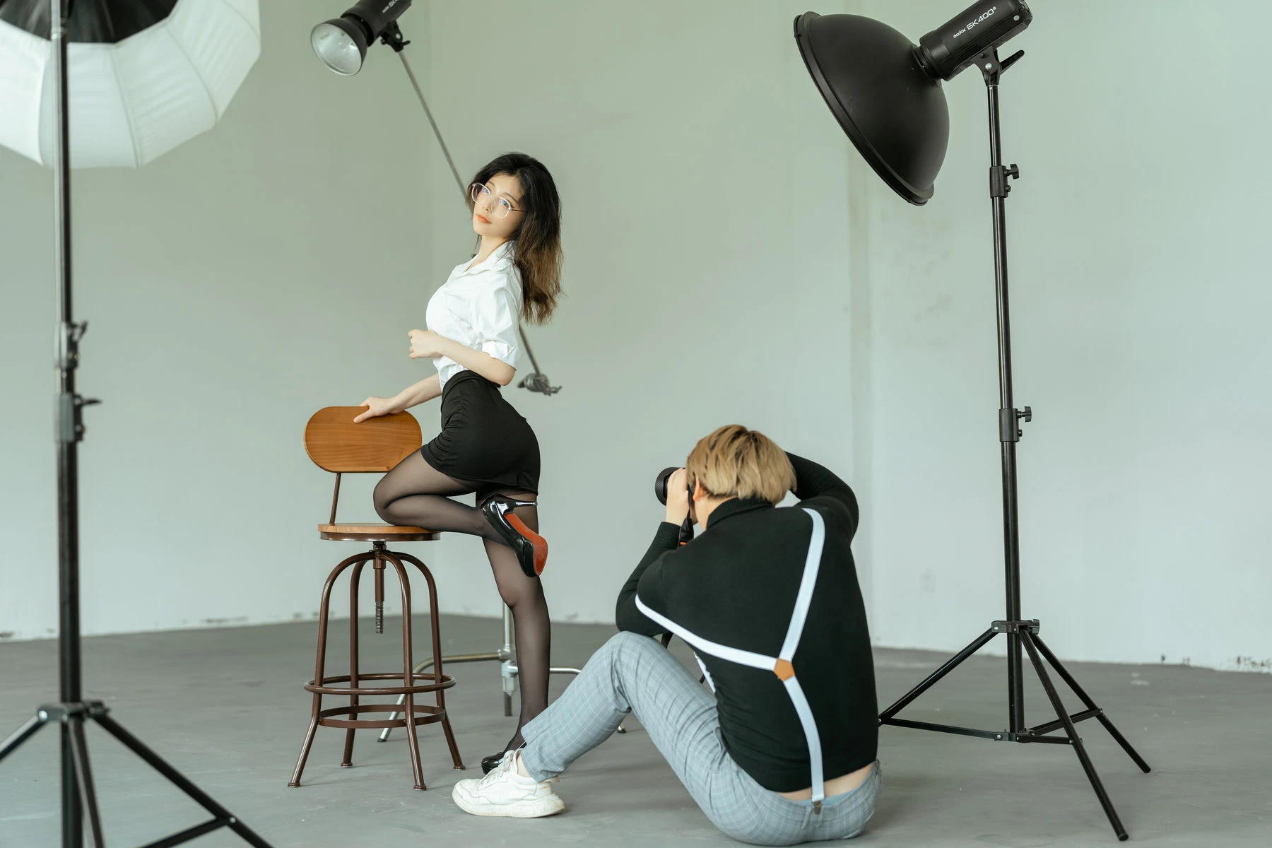 桃良阿宅 – 关于兼职模特的这件事 [48P]插图4