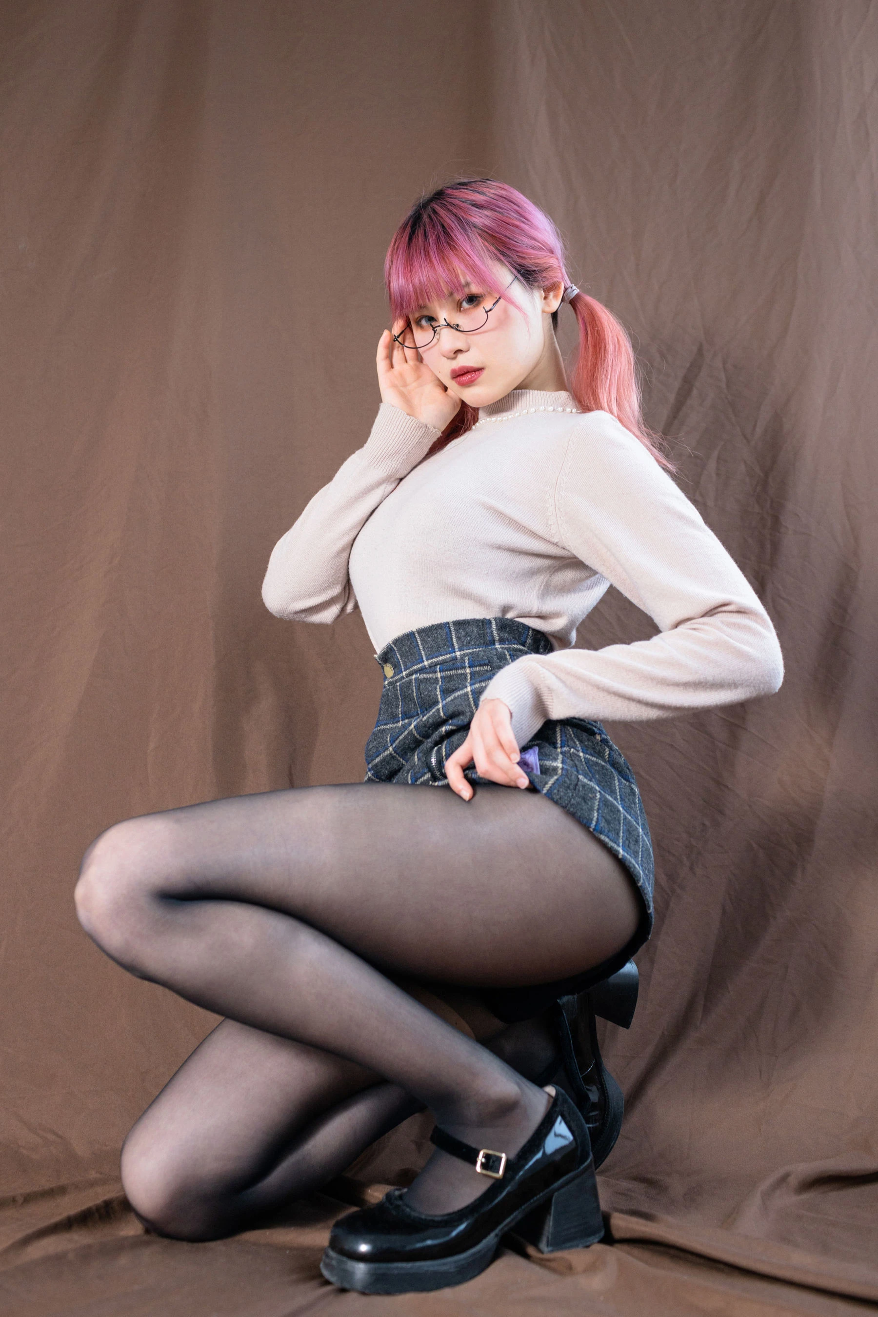 动漫博主田璐璐 – 少女秩序 黑丝 [19P]插图3