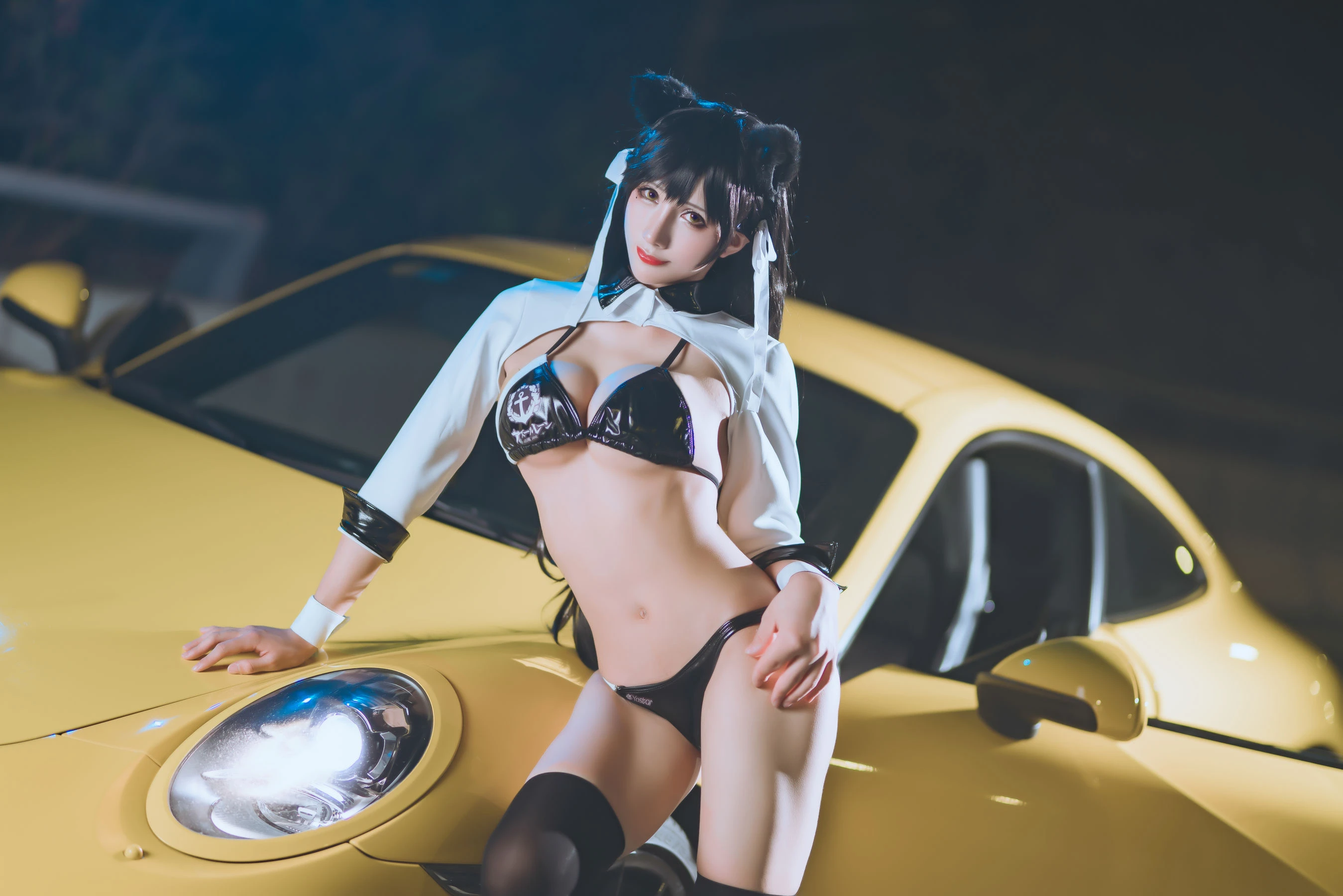 动漫博主雅祈 – 碧蓝航线赛车爱宕 [23P]插图2