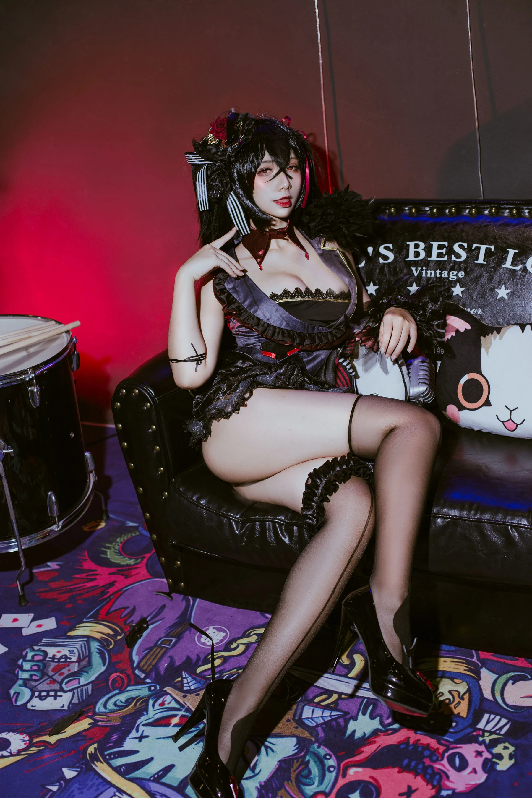 动漫博主九曲Jean – 大凤打歌服 [30P]插图1