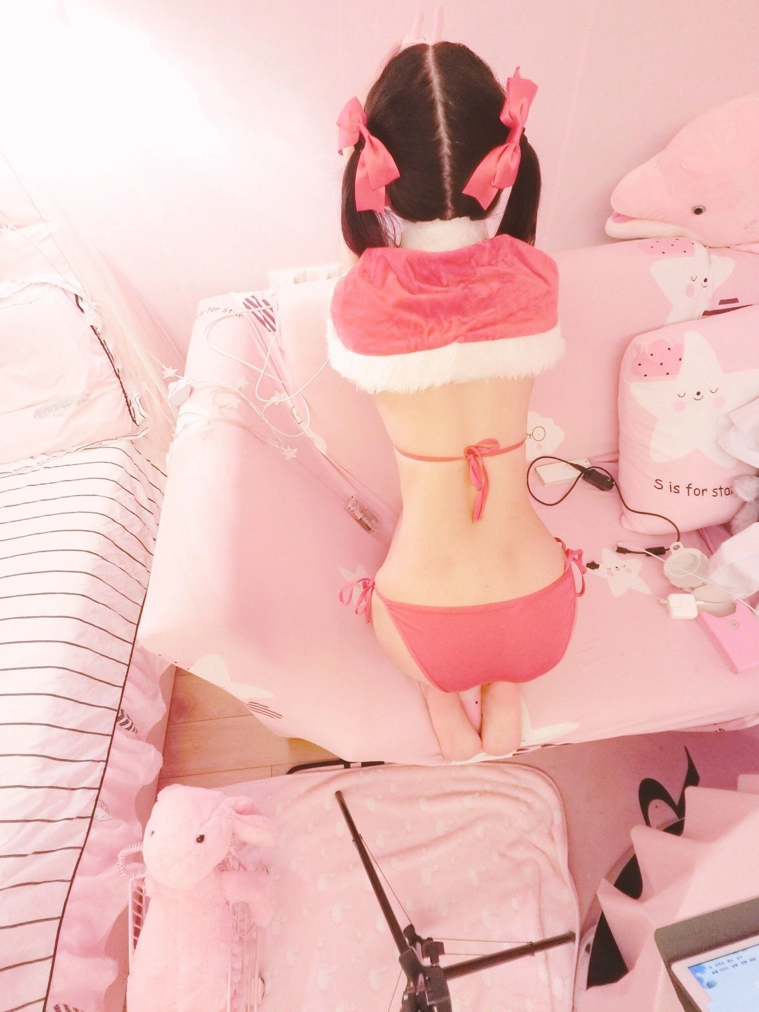 似喵 – 圣诞泳装 [24P]插图1